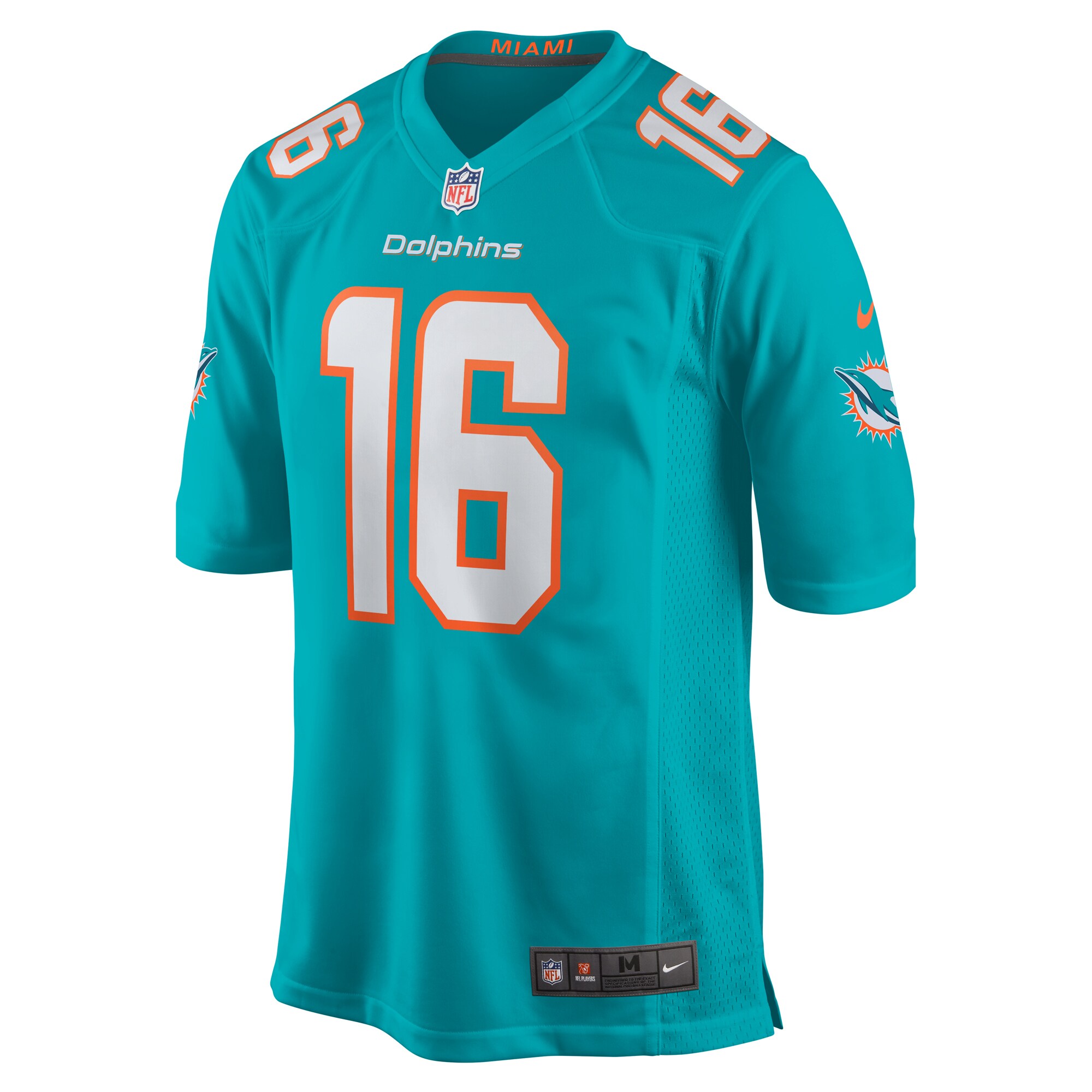 Jake Bailey Miami Dolphins  Game Player Jersey - Aqua