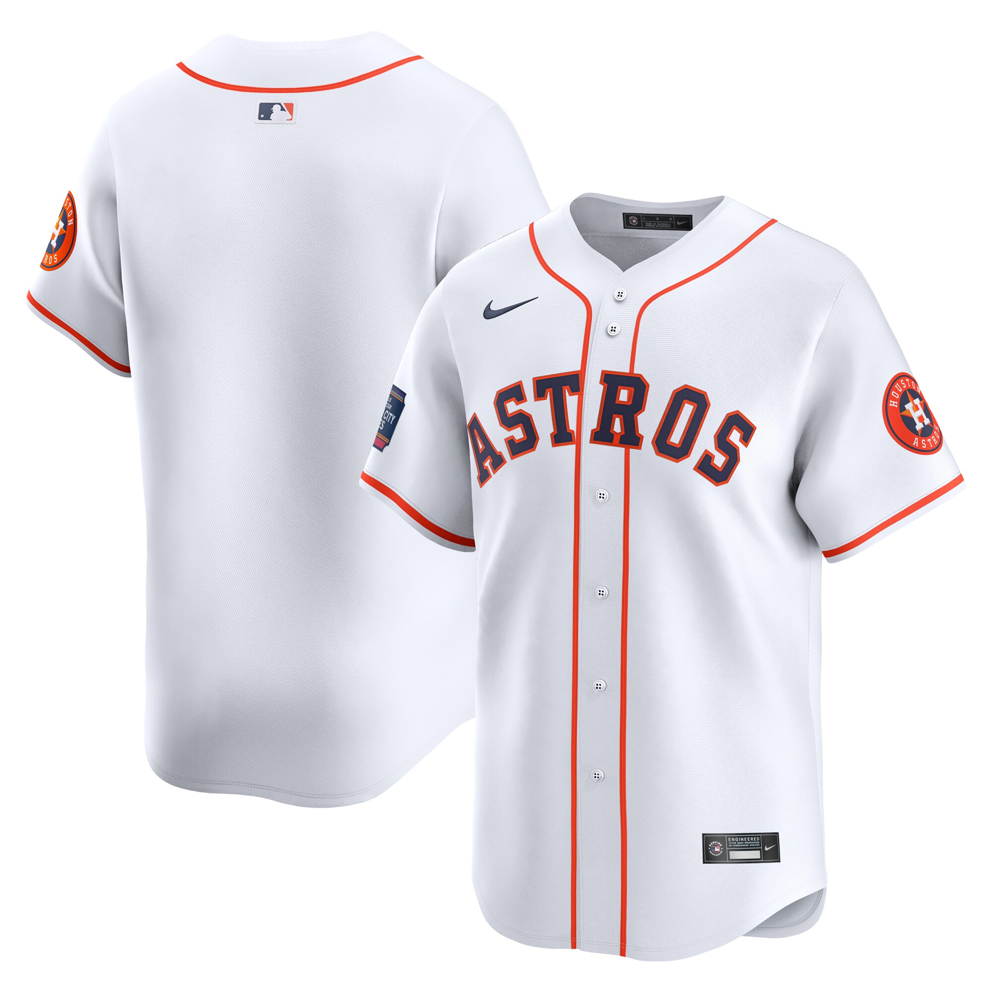 Houston Astros  2024 MLB World Tour Mexico City Series Home Limited Jersey\u00c2\u00a0\u00e2\u20ac\u201c White