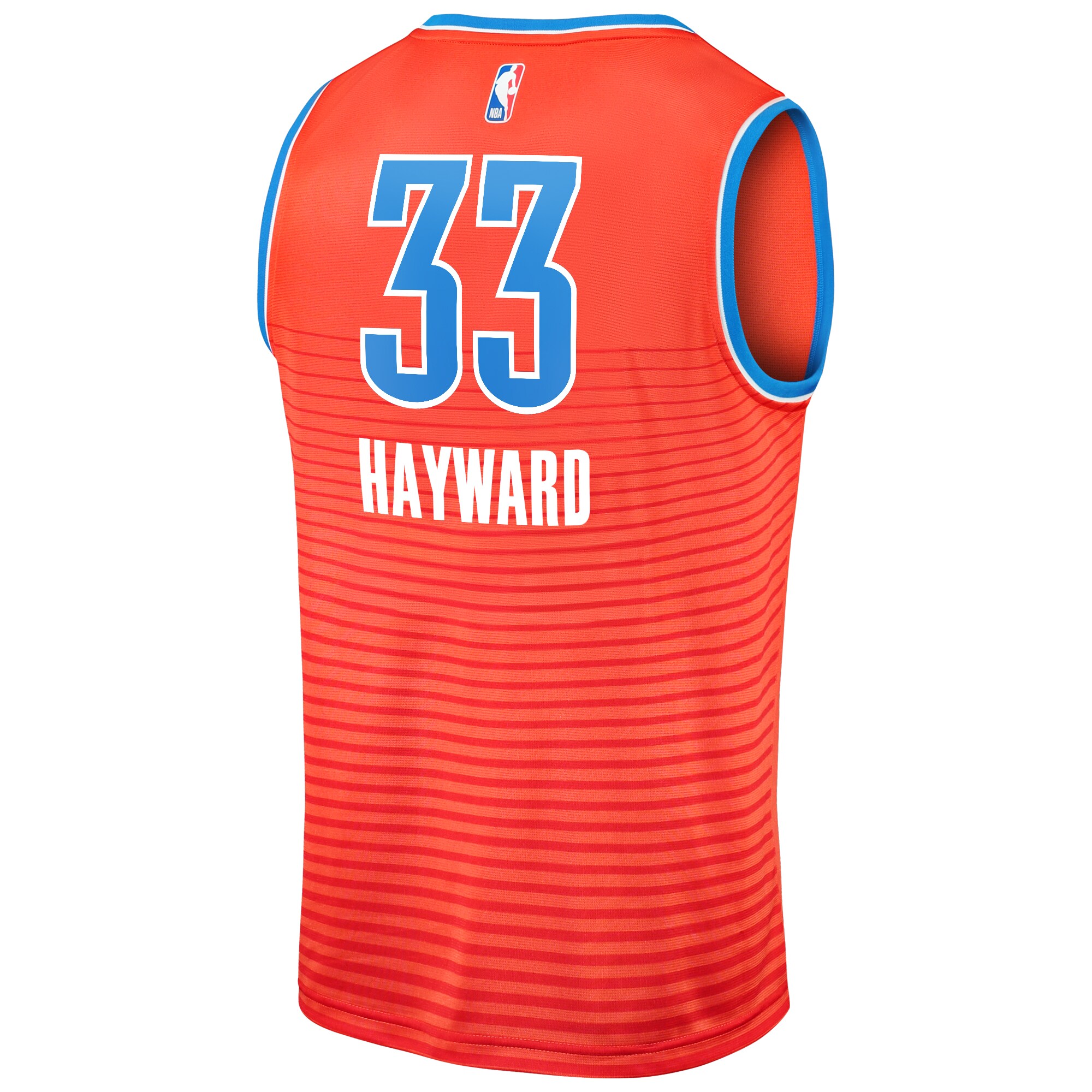 Gordon Hayward Oklahoma City Thunder Fanatics Fast Break Replica Player Jersey - Statement Edition - Orange