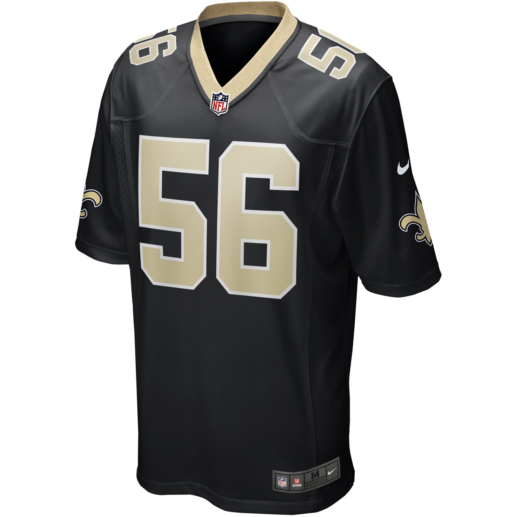 Demario Davis New Orleans Saints  Game Jersey - Black
