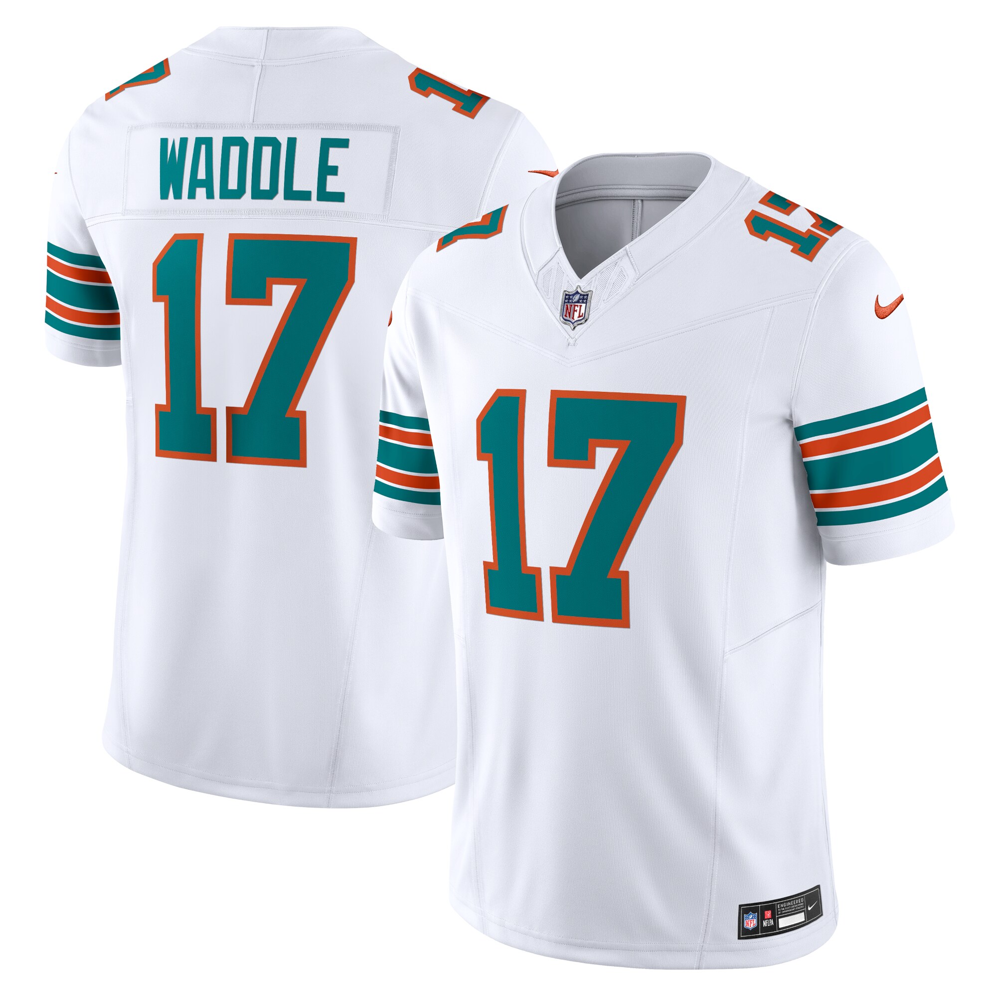 Jaylen Waddle Miami Dolphins  Vapor F.U.S.E. Limited Jersey - White