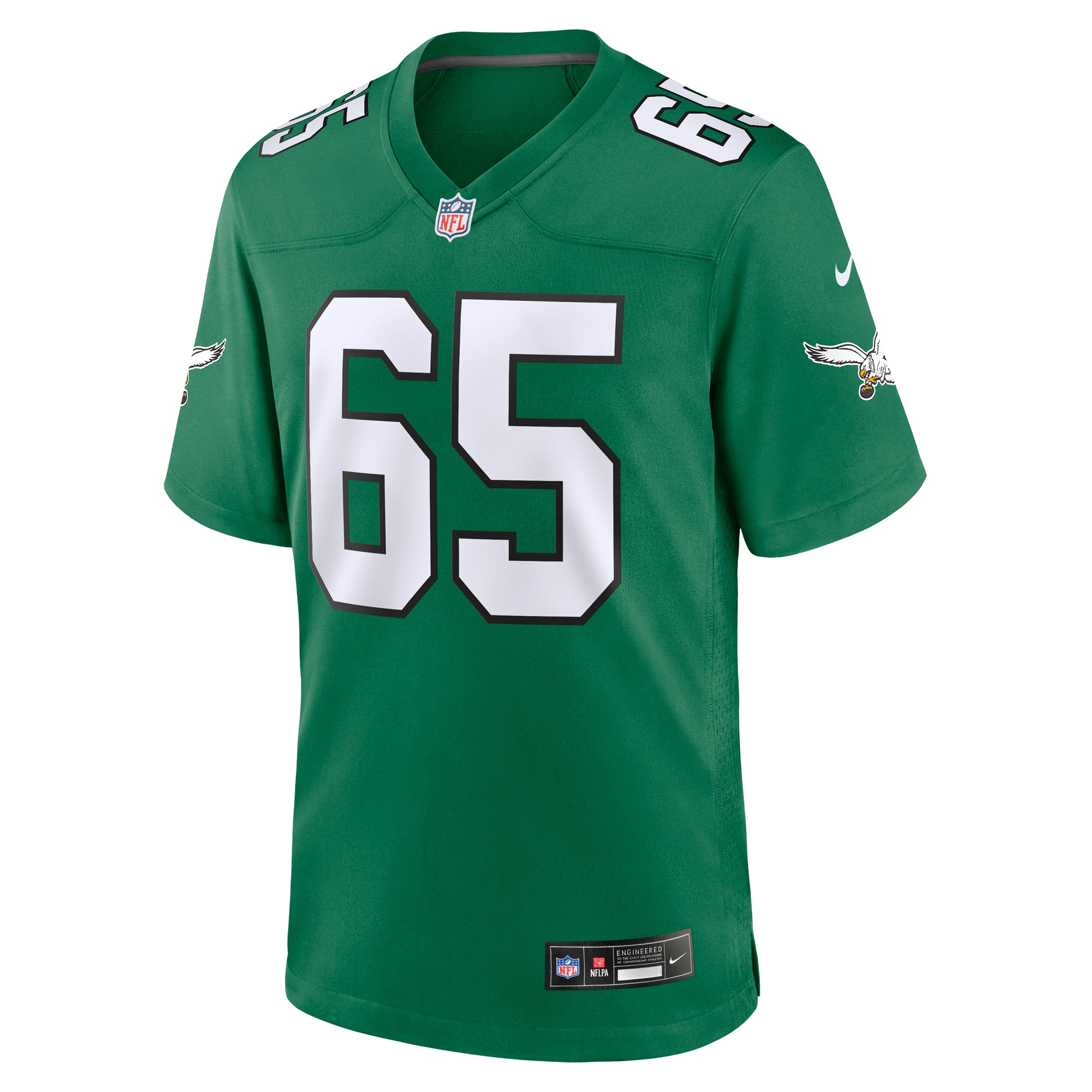 Lane Johnson Philadelphia Eagles  Alternate Game Jersey - Kelly Green