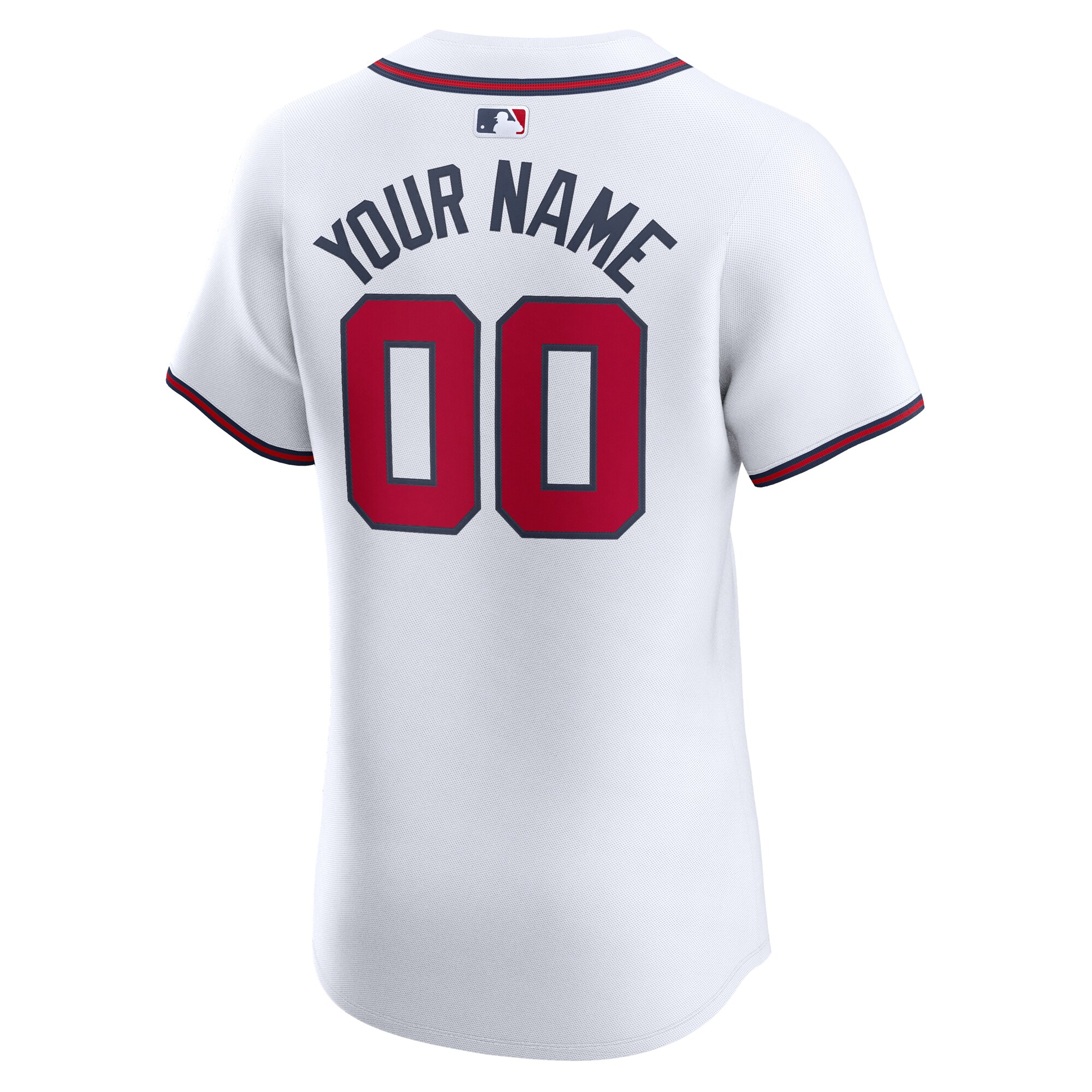 Atlanta Braves  Home Elite Custom Jersey - White