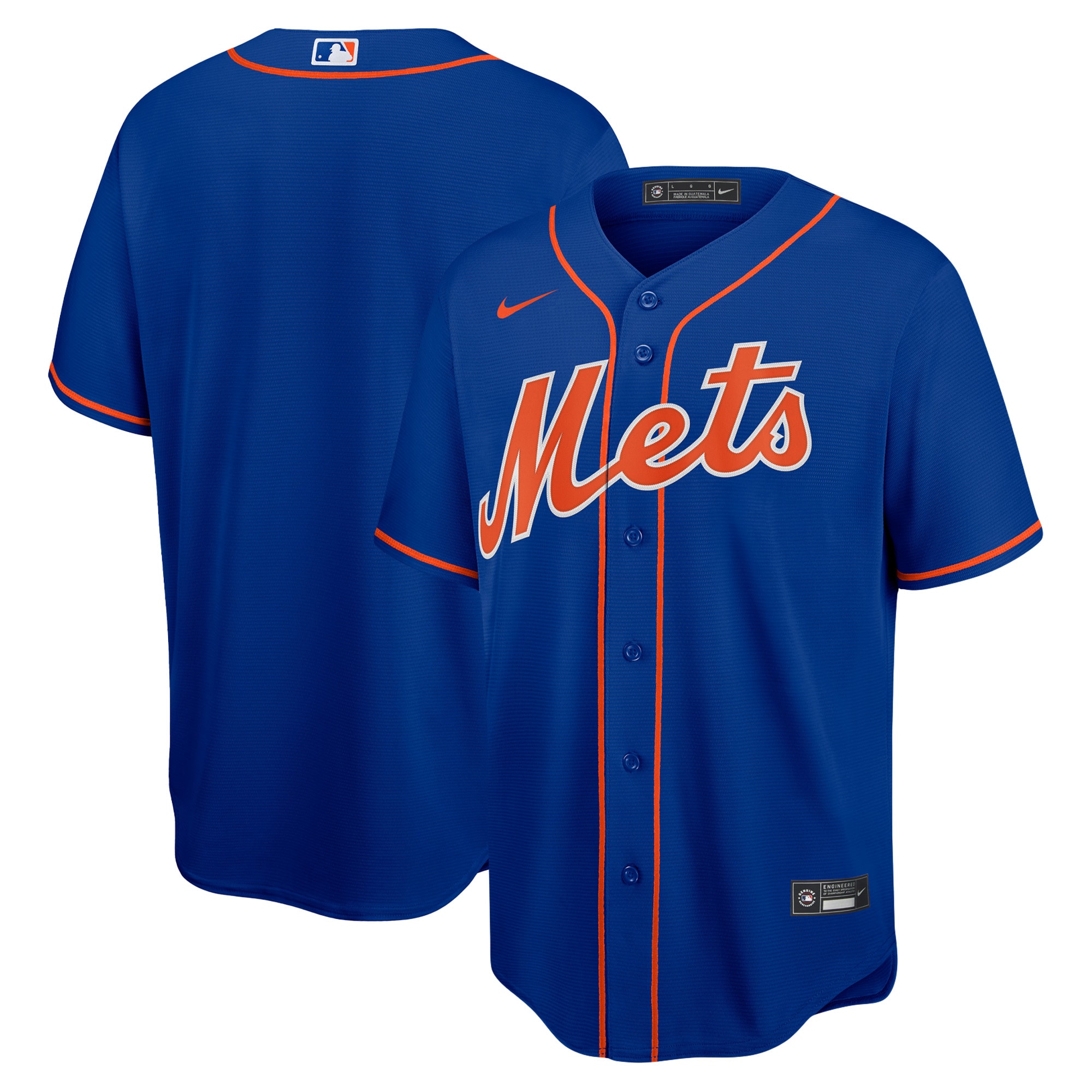 New York Mets  Big & Tall Alternate Replica Team Jersey - Royal