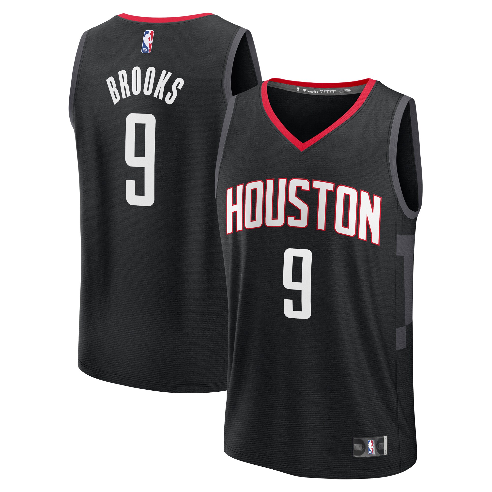 Dillon Brooks Houston Rockets Fanatics Fast Break Replica Player Jersey - Statement Edition - Black
