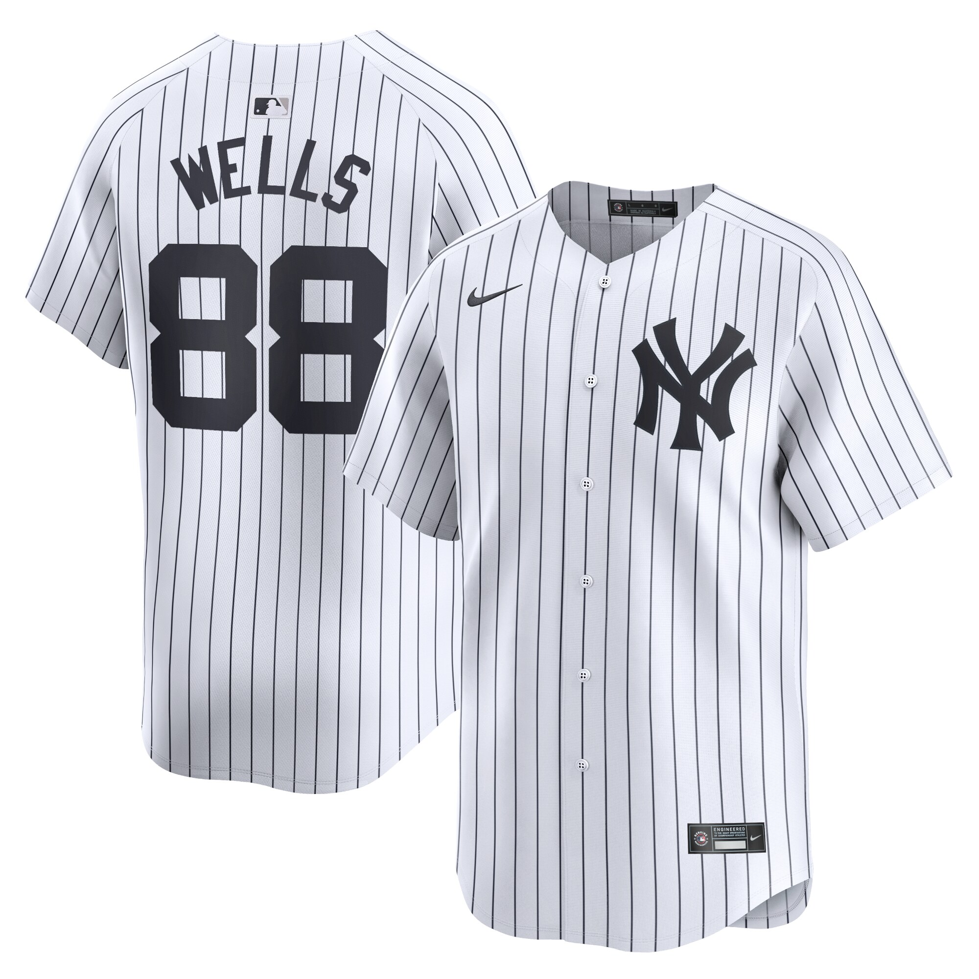 Austin Wells New York Yankees  Home Limited Player Jersey - White