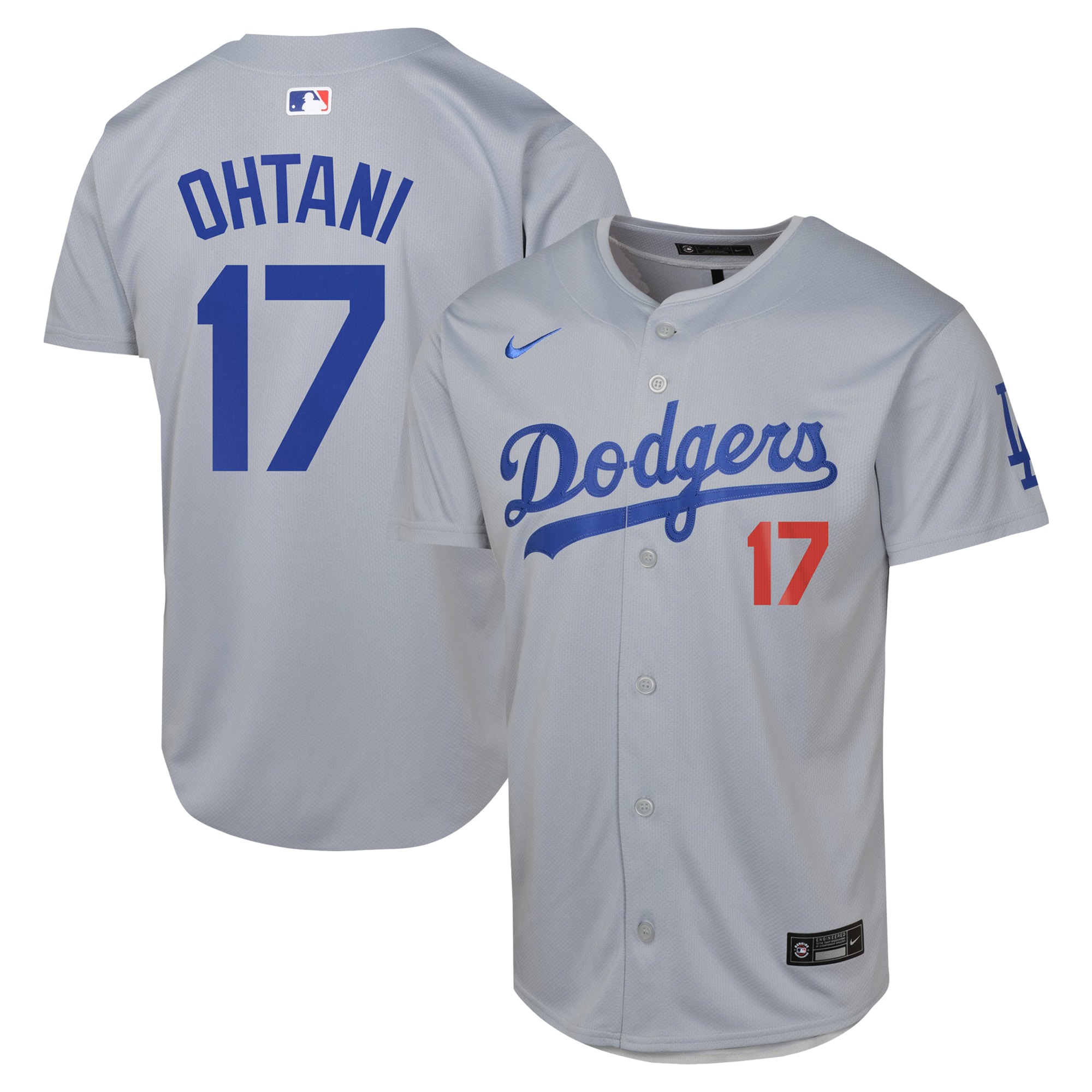 Shohei Ohtani Los Angeles Dodgers  Youth Alternate Limited Jersey\u00c2\u00a0\u00e2\u20ac\u201c Gray