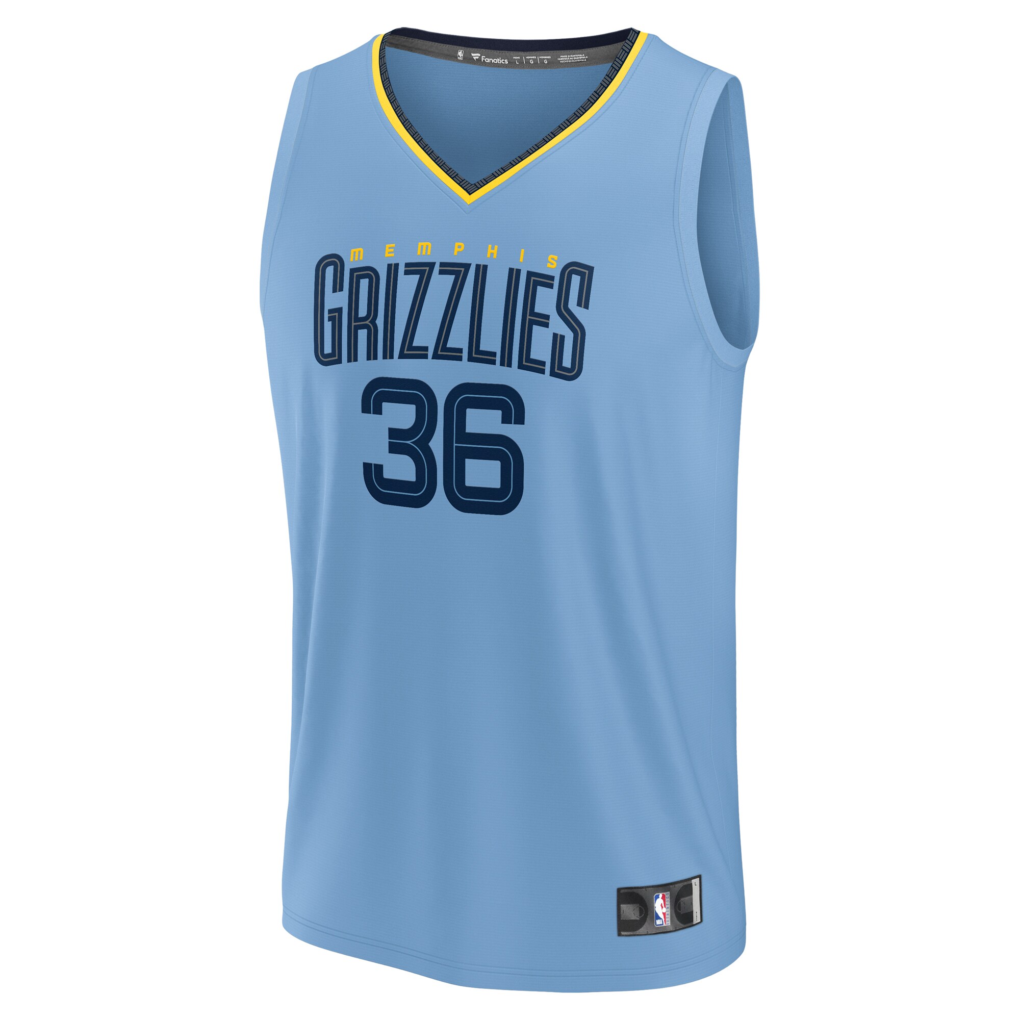 Marcus Smart Memphis Grizzlies Fanatics Youth Fast Break Player Jersey - Statement Edition - Light Blue