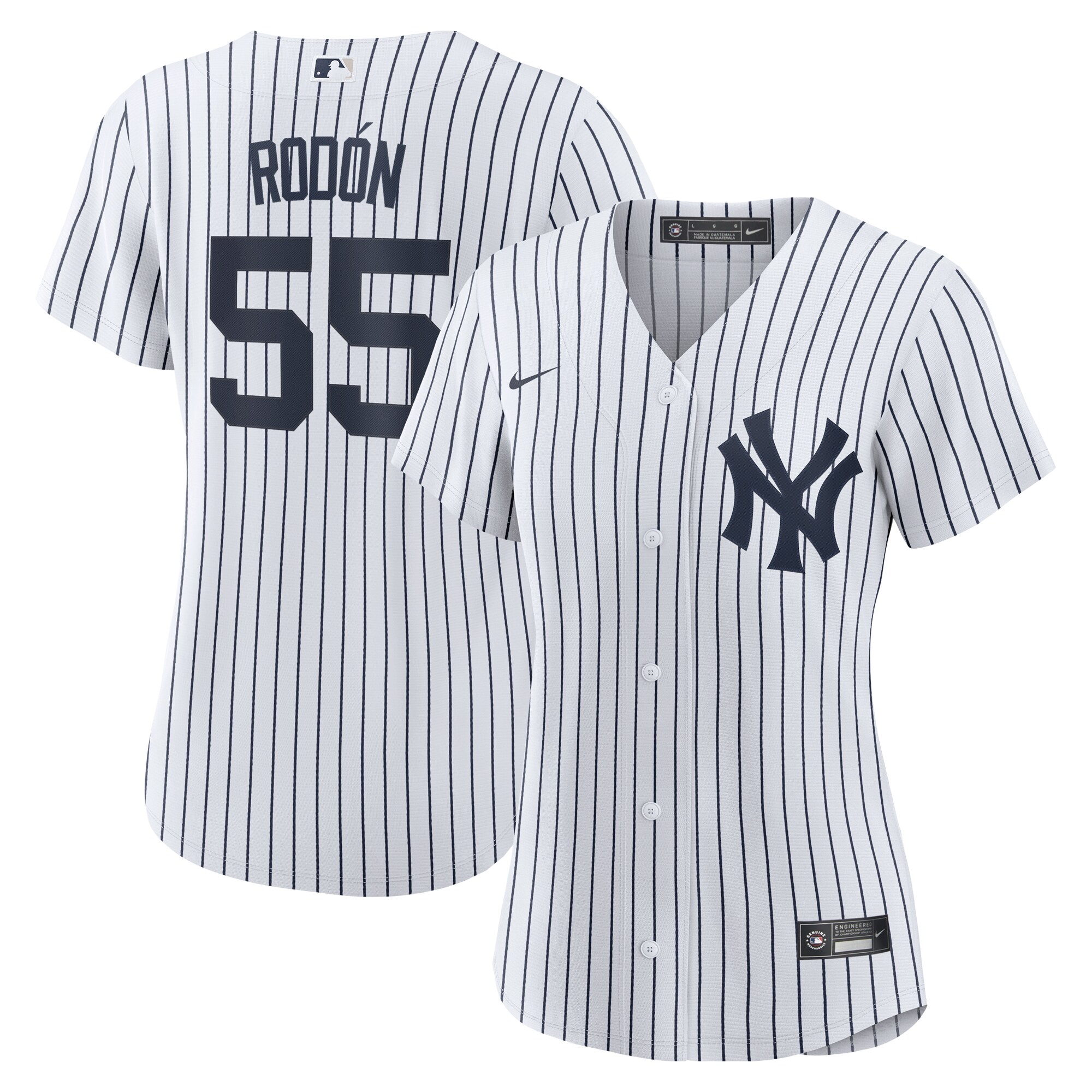Carlos Rodon New York Yankees  Women's Home Official Player Jersey - White\/Navy