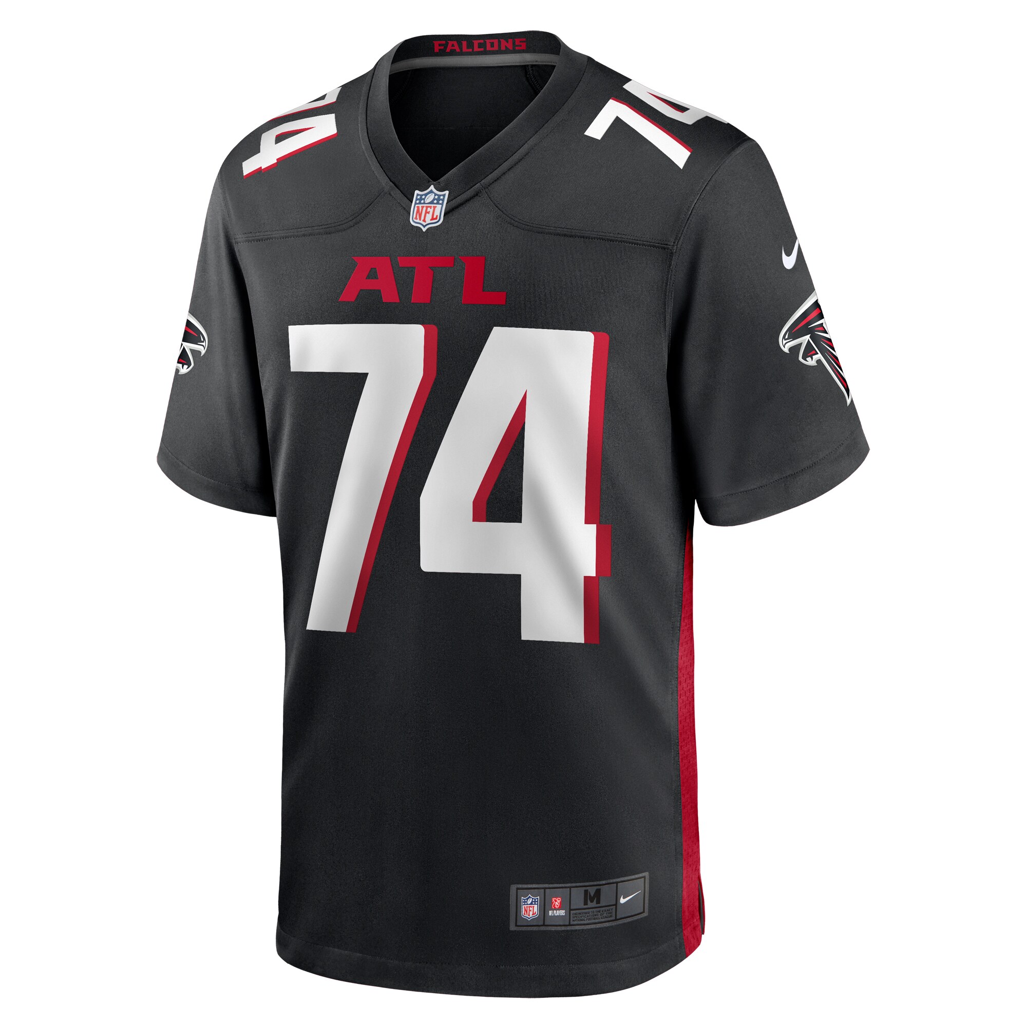 Travis Bell Atlanta Falcons  Team Game Jersey -  Black
