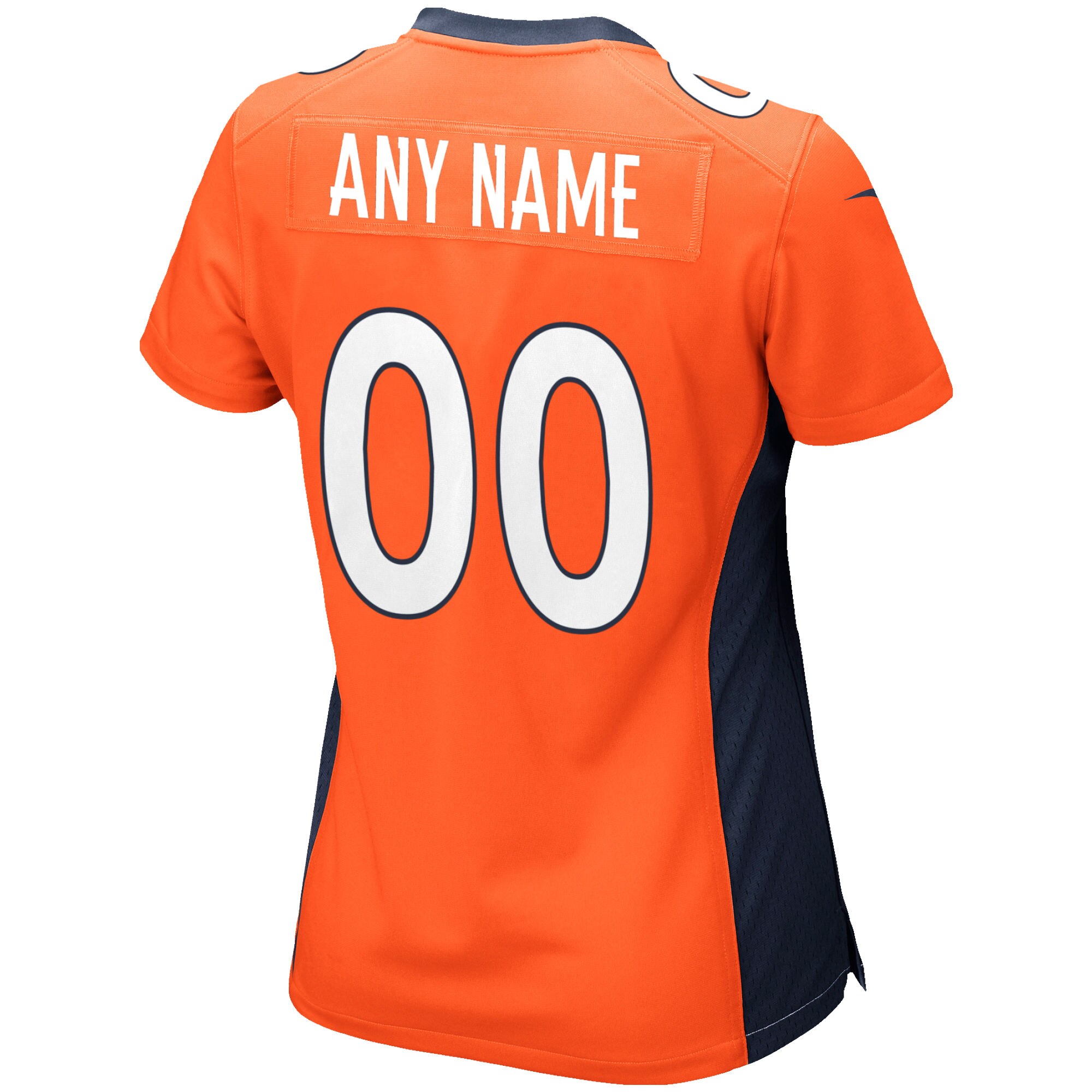 Denver Broncos  Women's Custom Game Jersey - Orange