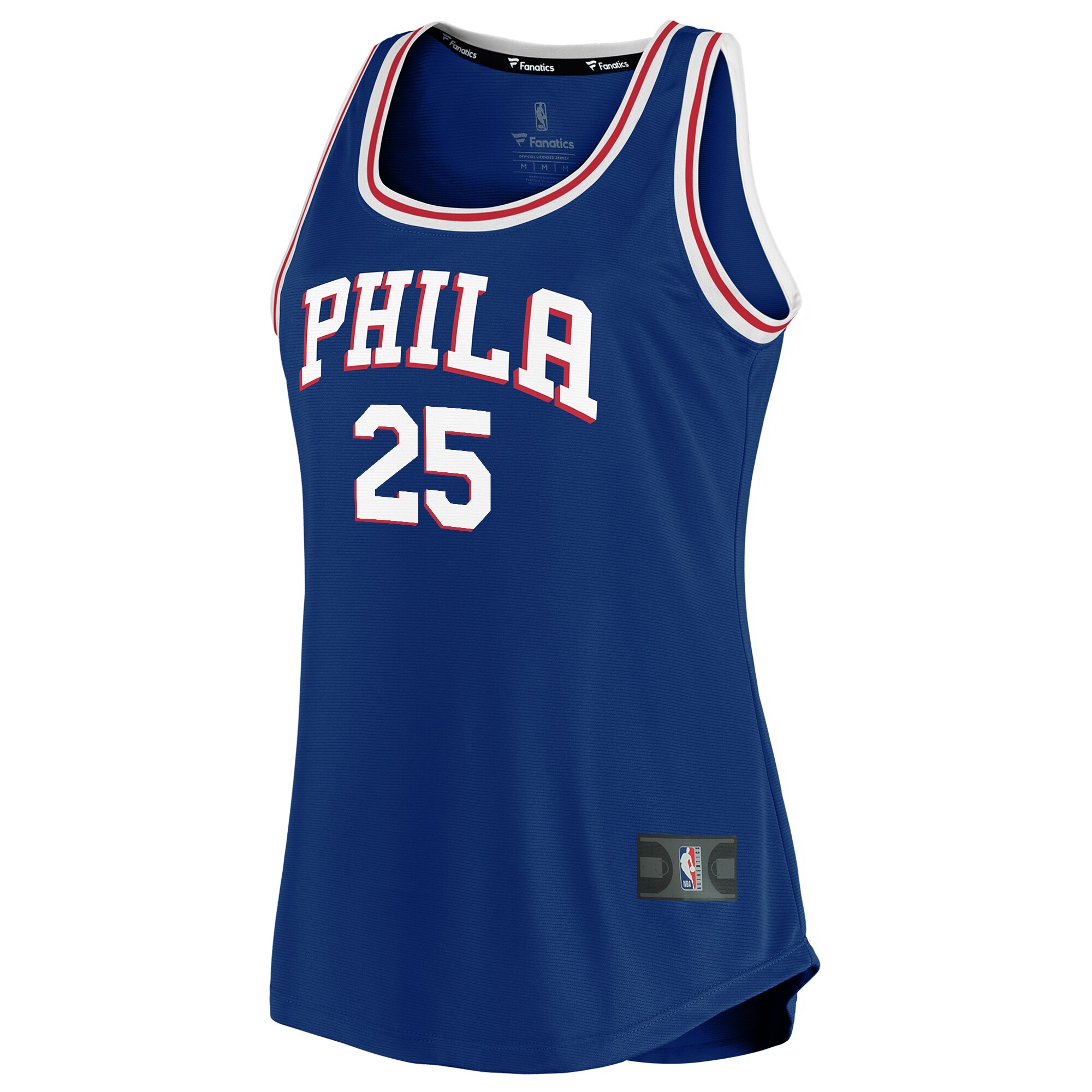Ben Simmons Philadelphia 76ers Fanatics Women's Fast Break Team Tank Jersey - Icon Edition - Royal