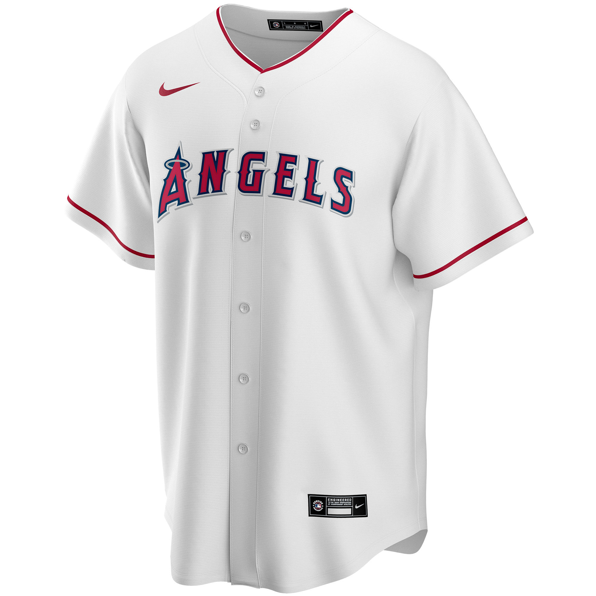 Los Angeles Angels  Home Replica Custom Jersey - White