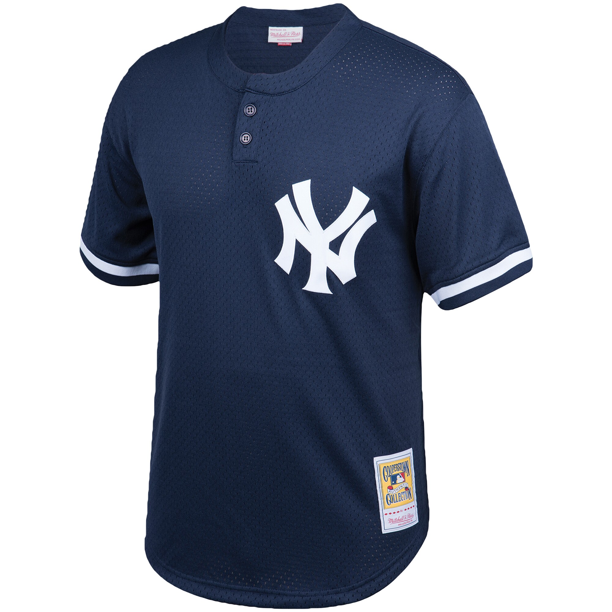 Don Mattingly New York Yankees Mitchell & Ness Cooperstown Collection Big & Tall Mesh Batting Practice Jersey - Navy