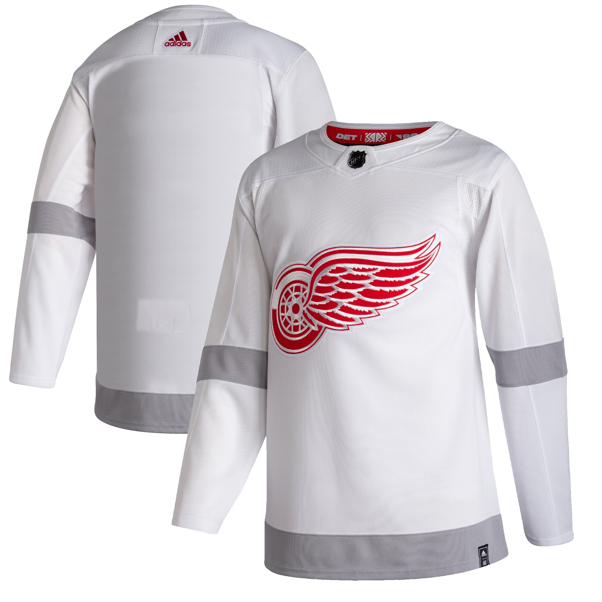 Detroit Red Wings adidas 2020\/21 Reverse Retro Authentic Jersey - White