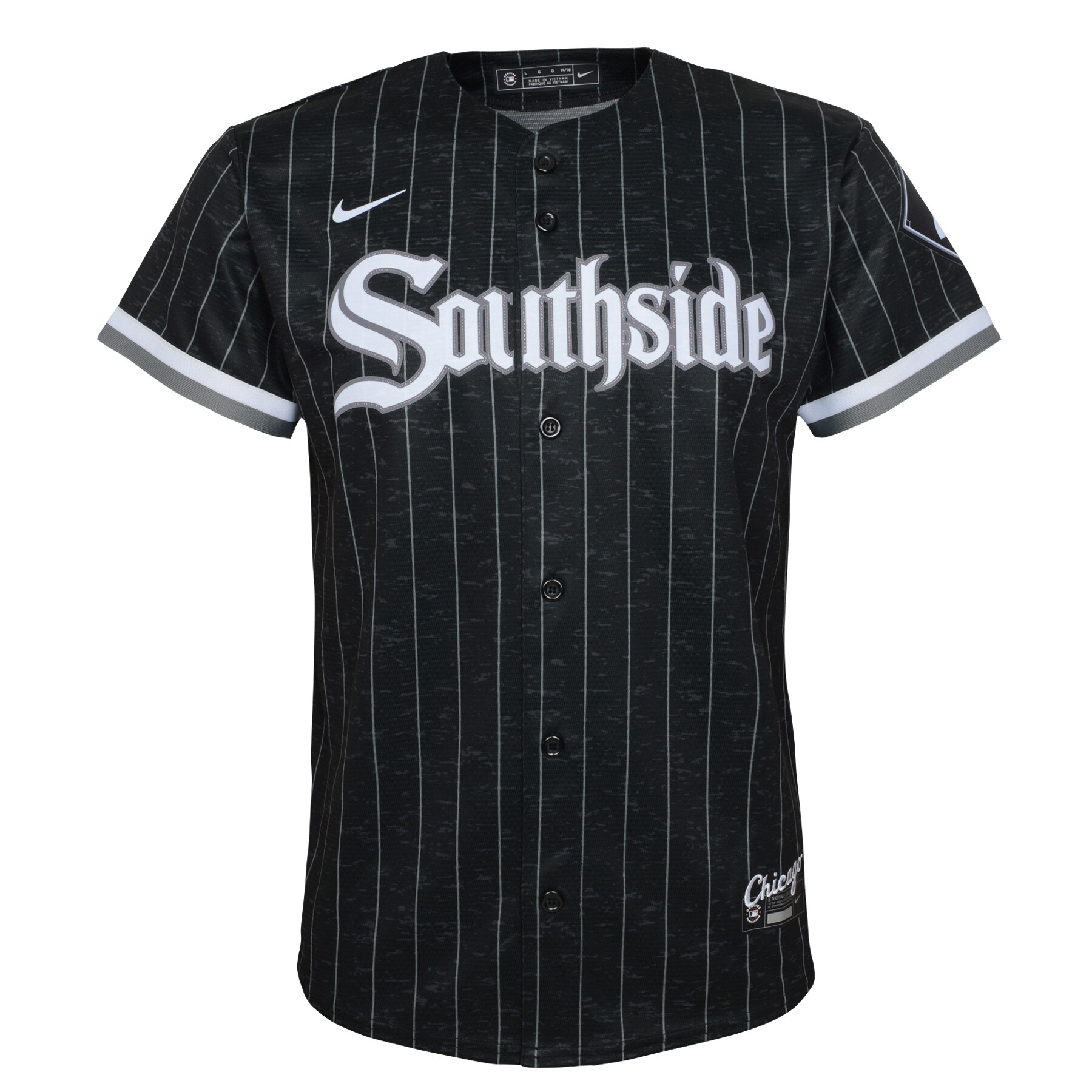 Yoan Moncada Chicago White Sox  Youth City Connect Replica Player Jersey - Black