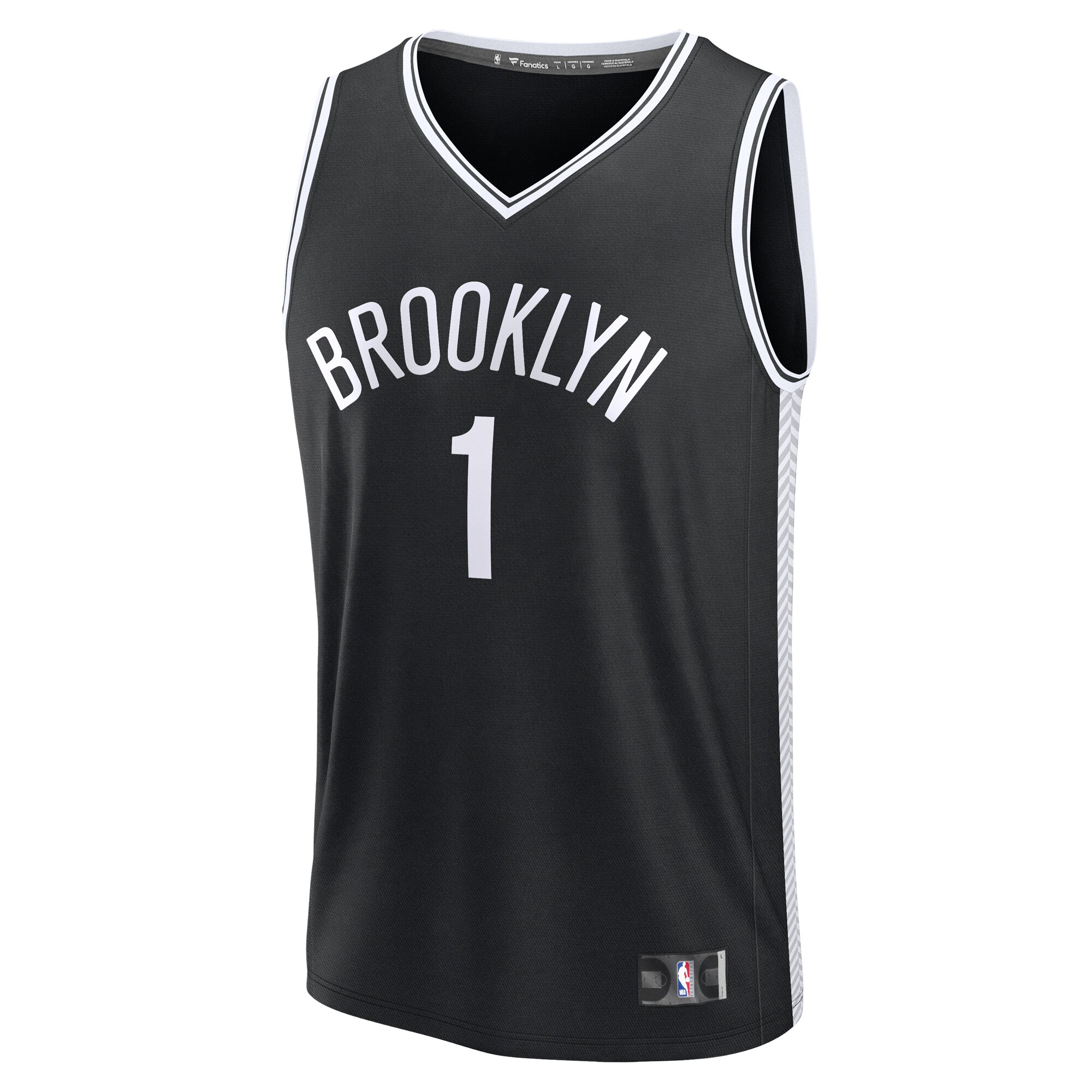 Mikal Bridges Brooklyn Nets Fanatics Fast Break Player Jersey - Icon Edition - Black