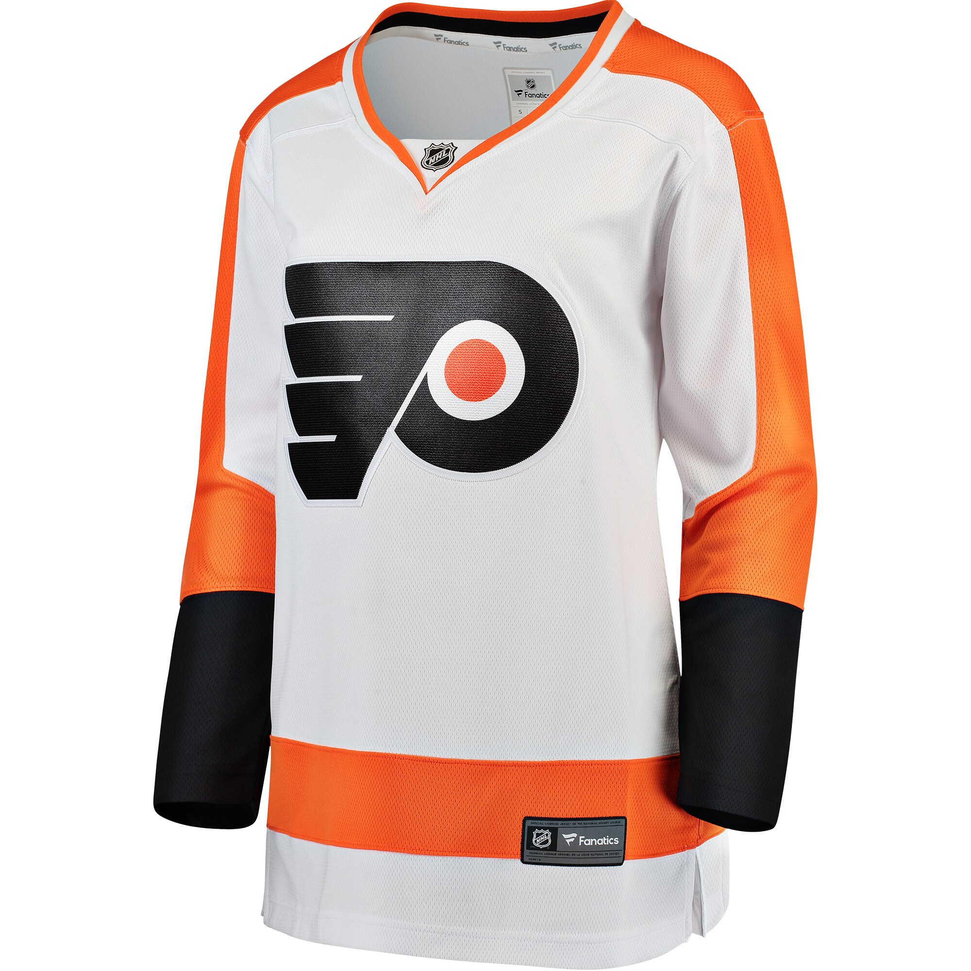 Philadelphia Flyers Fanatics Women's Away Breakaway Custom Jersey - White