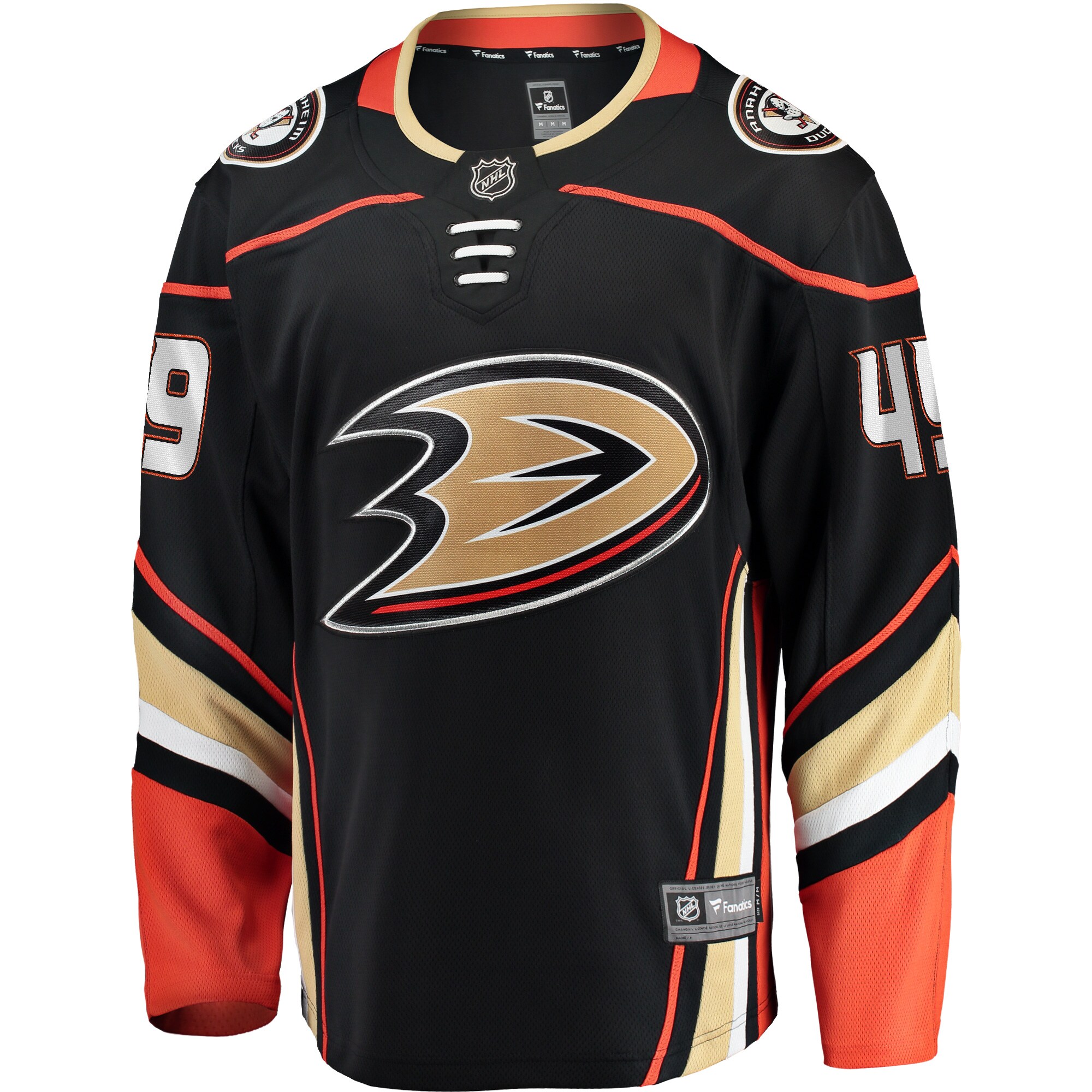 Max Jones Anaheim Ducks Fanatics Breakaway Player Jersey - Black