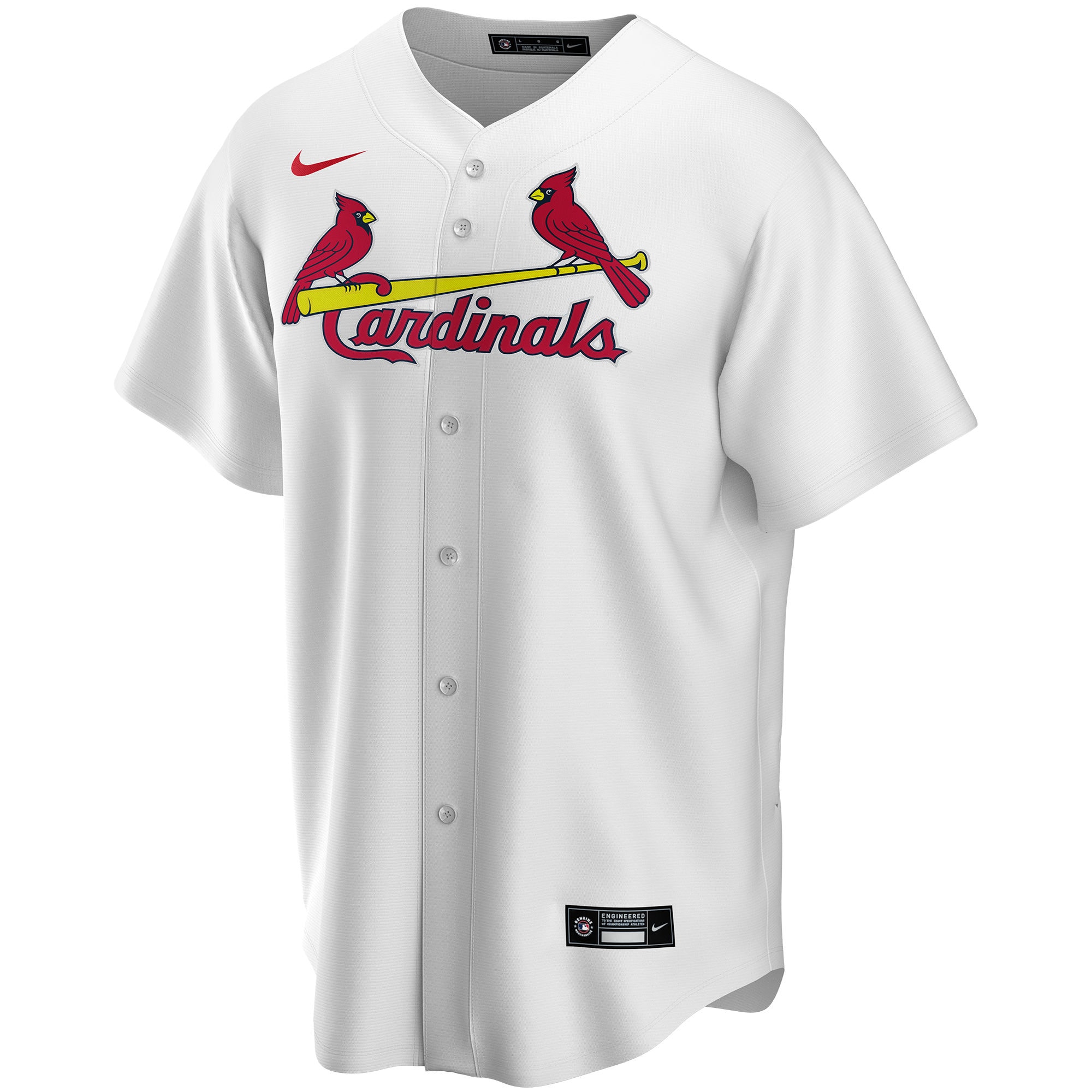St. Louis Cardinals  Home Replica Custom Jersey - White