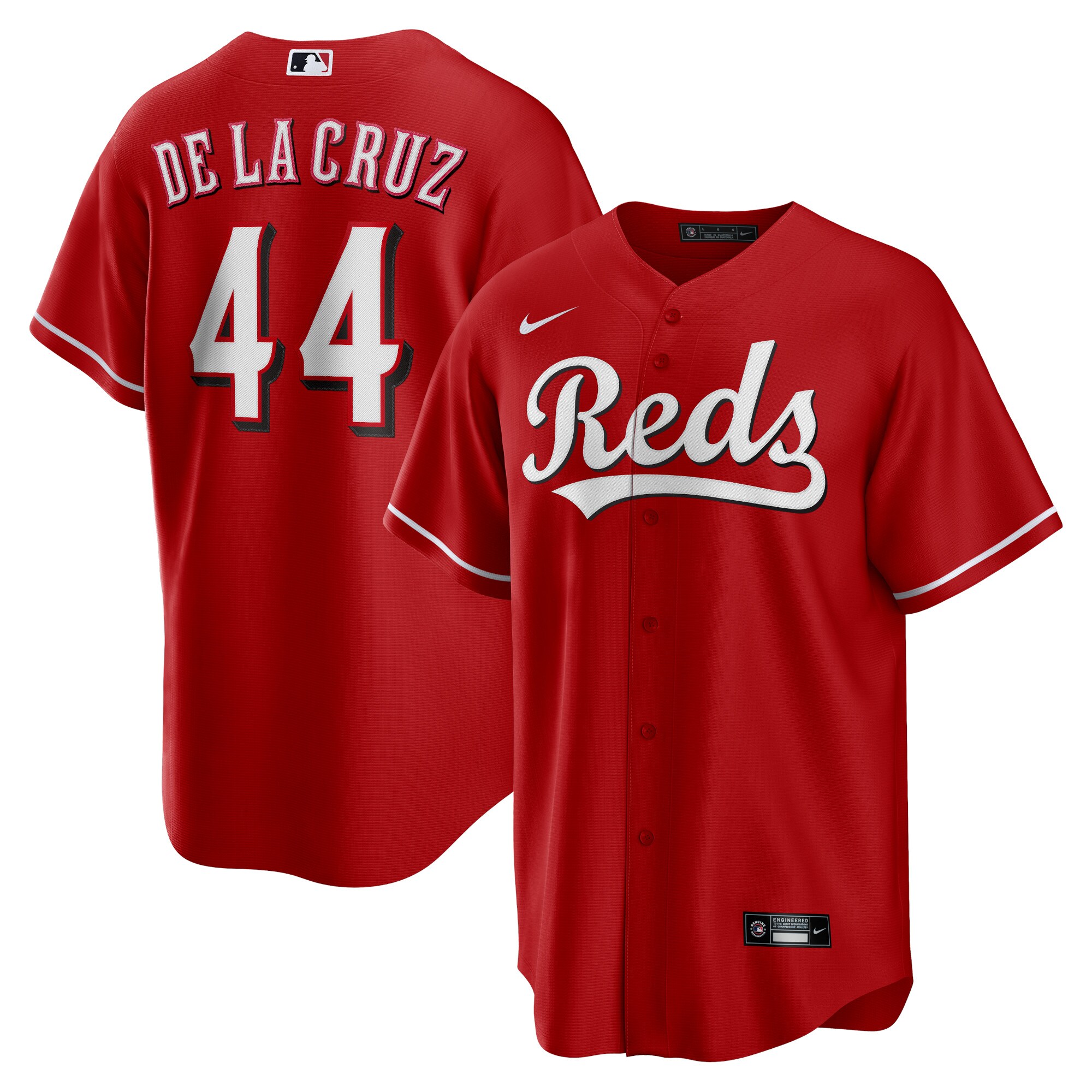 Elly De La Cruz Cincinnati Reds  Big & Tall Alternate Replica Player Jersey - Red