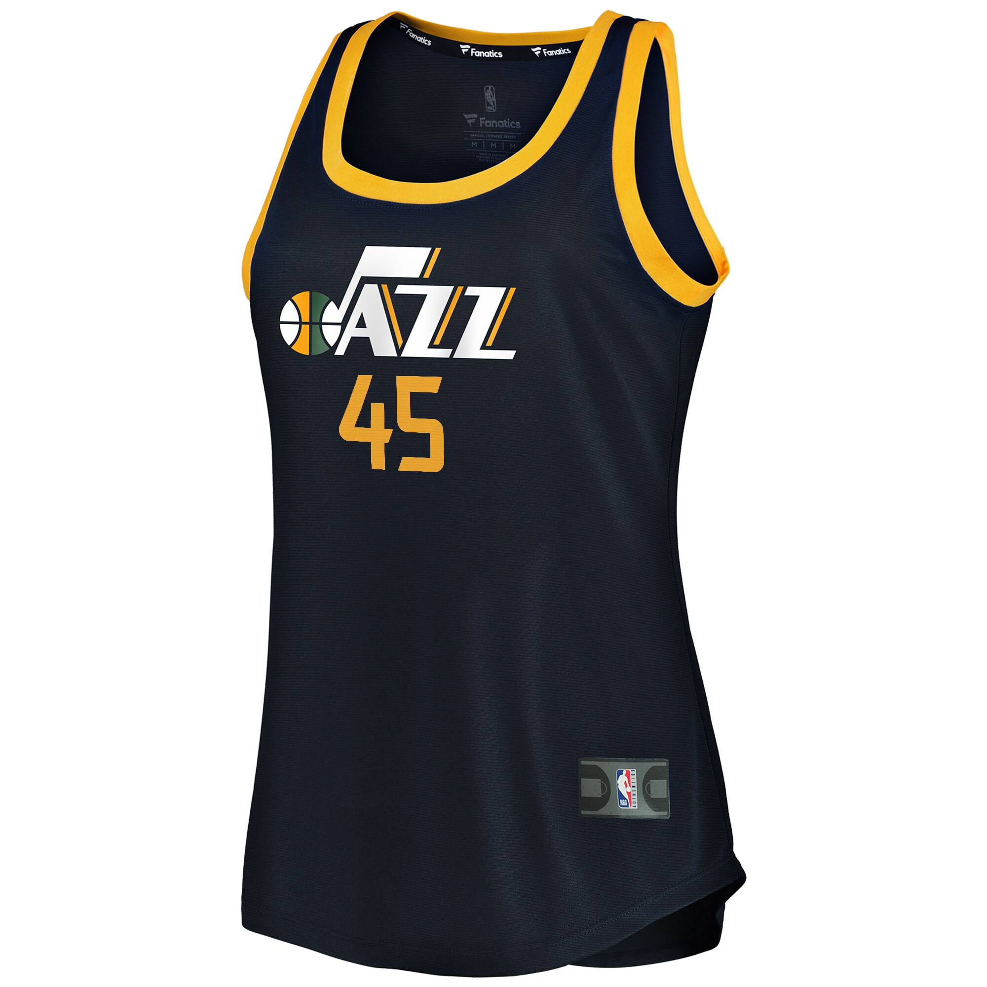 Donovan Mitchell Utah Jazz Fanatics Women's Fast Break Team Tank Jersey - Icon Edition - Navy