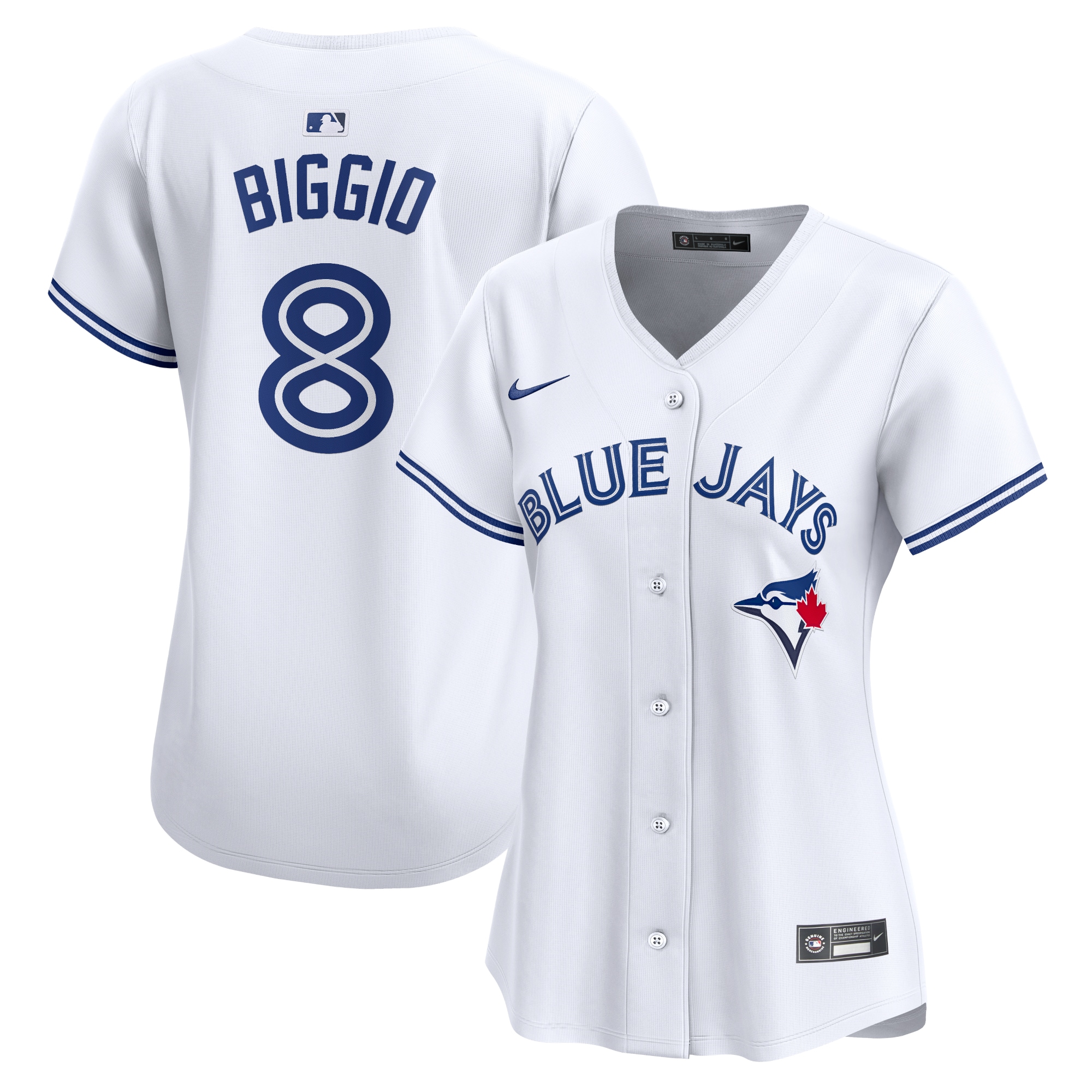 Cavan Biggio Toronto Blue Jays  Women's  Home Limited Player Jersey - White