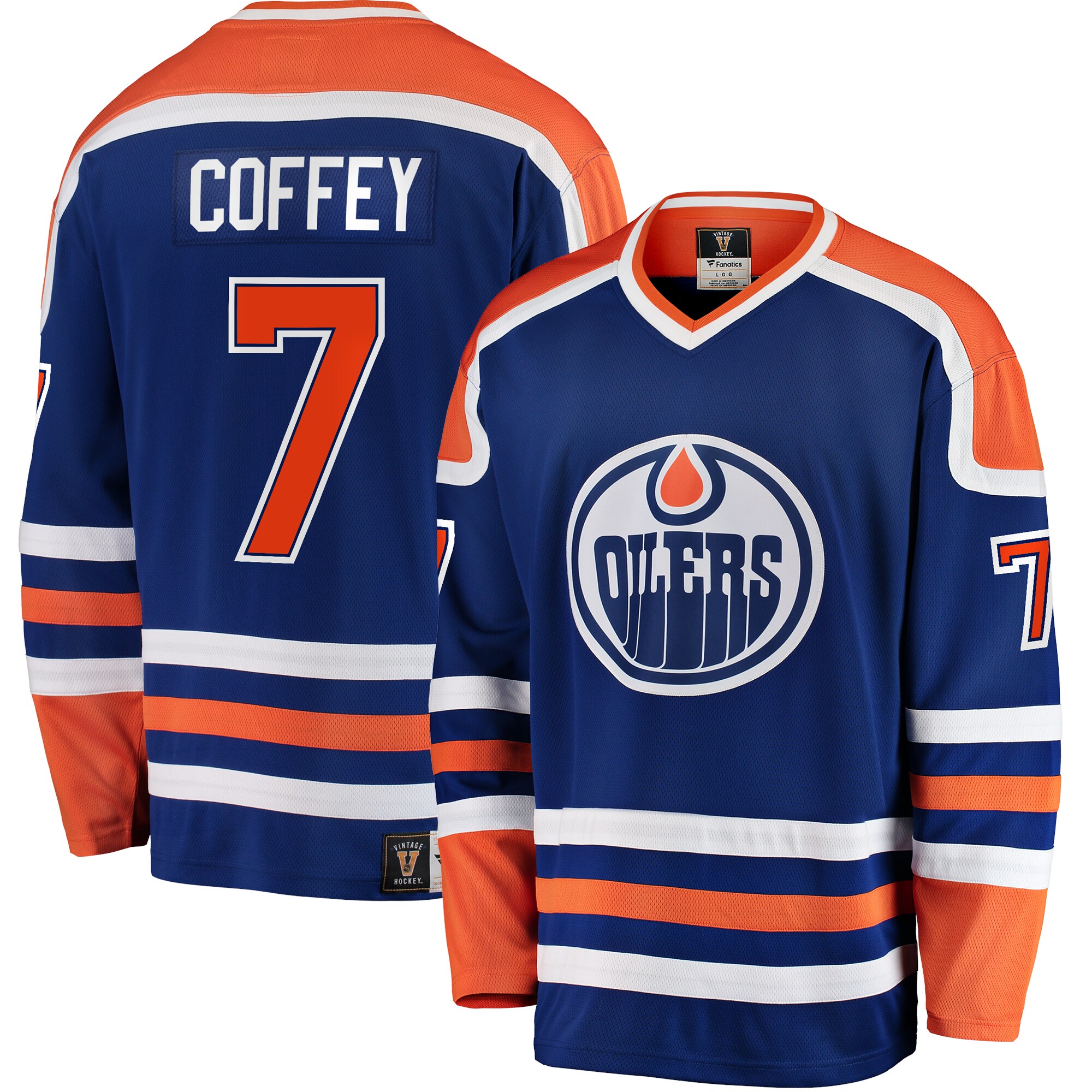 Paul Coffey Edmonton Oilers Fanatics Premier Breakaway Retired Player Jersey - Blue