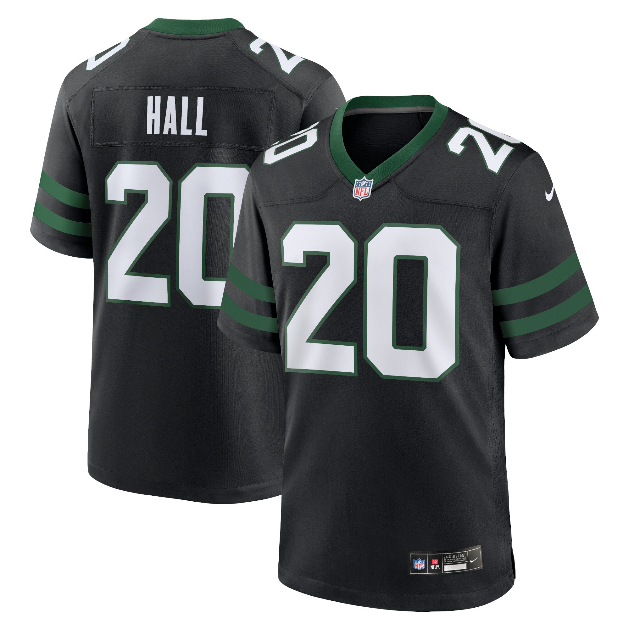 Breece Hall New York Jets  Alternate Game Jersey - Legacy Black