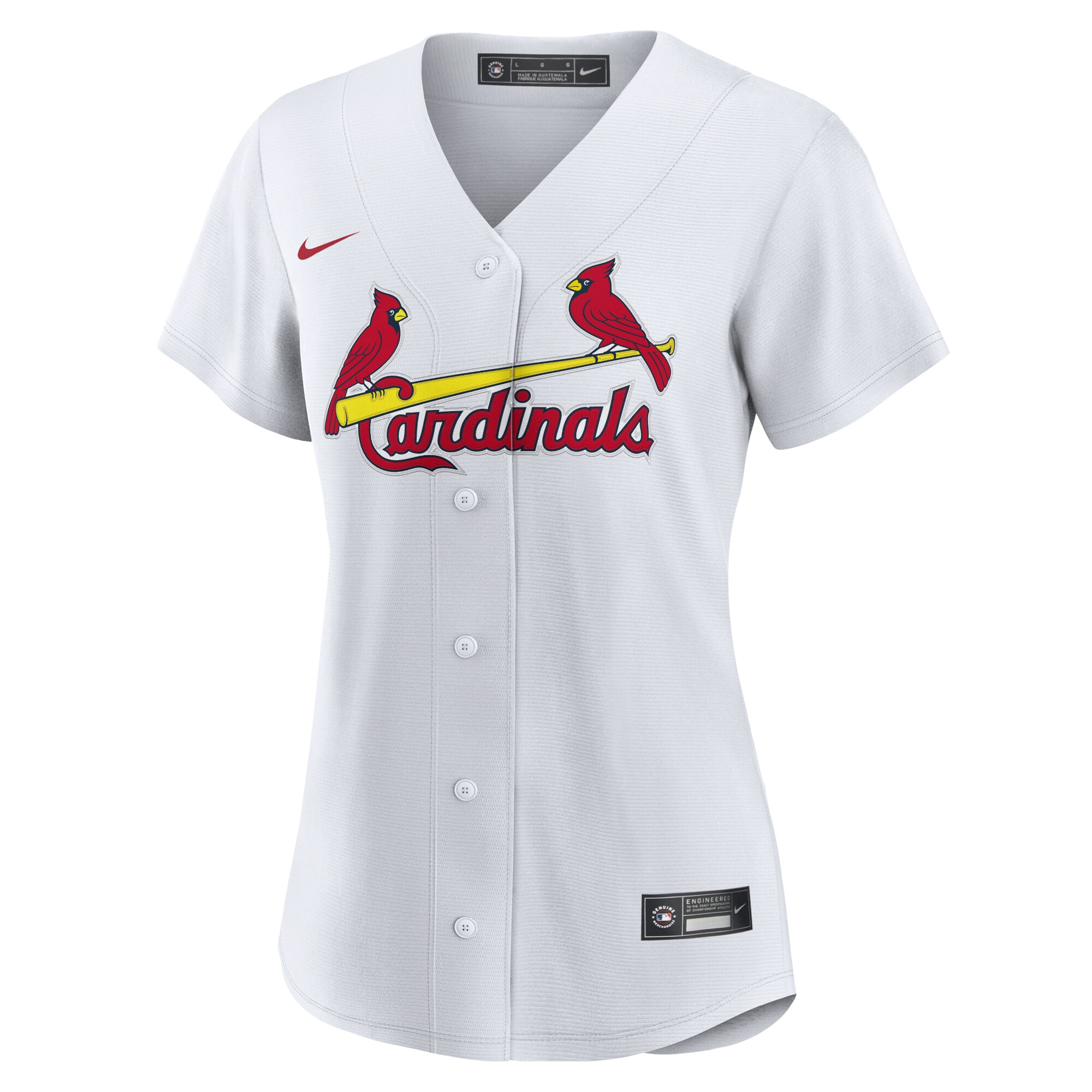 St. Louis Cardinals  Women's Home Replica Team Jersey - White