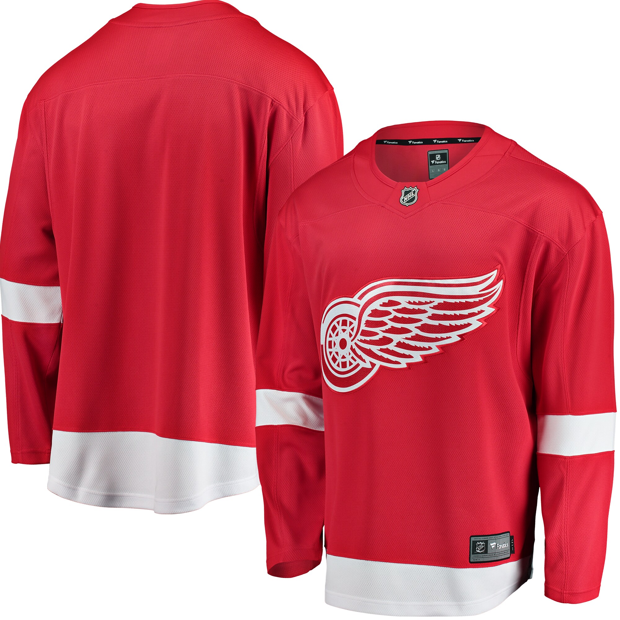 Detroit Red Wings Fanatics Breakaway Home Jersey - Red