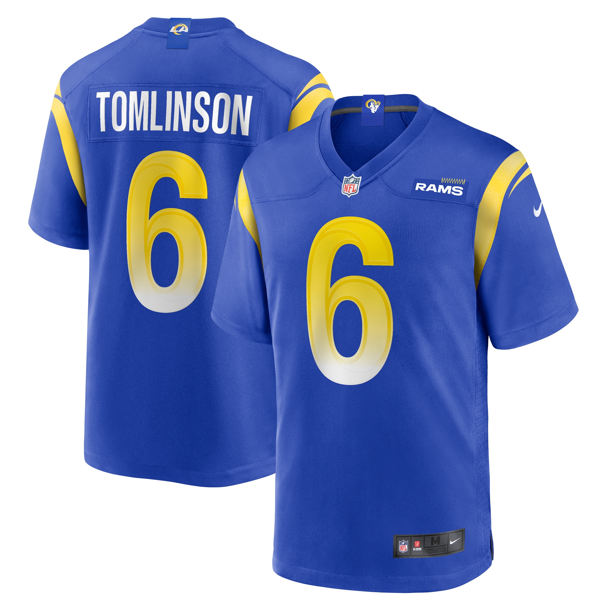 Tre'Vius Hodges-Tomlinson Los Angeles Rams  Team Game Jersey -  Royal