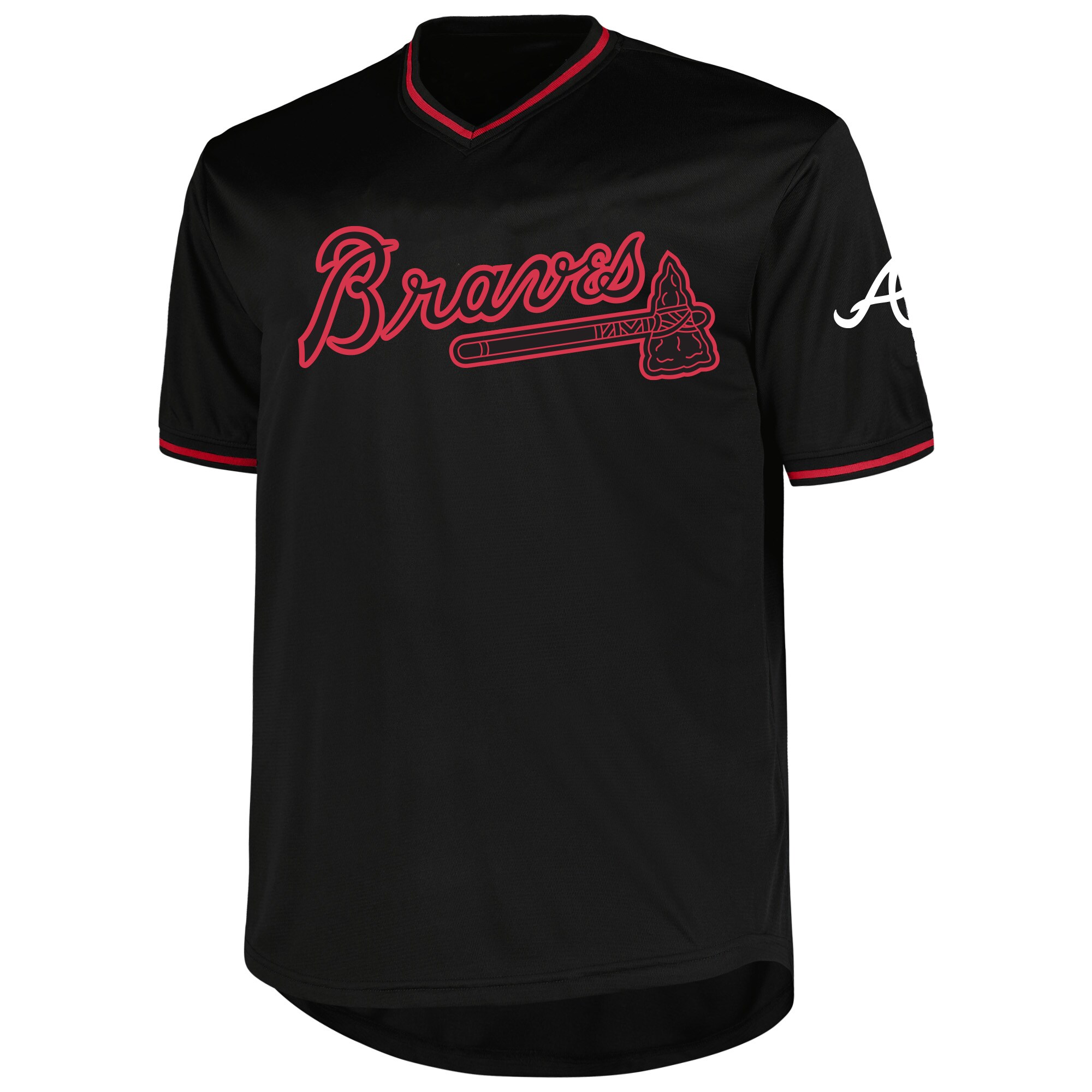 Ronald Acu\u00c3\u00b1a Jr. Atlanta Braves Profile Big & Tall Pop Fashion Player Jersey - Black