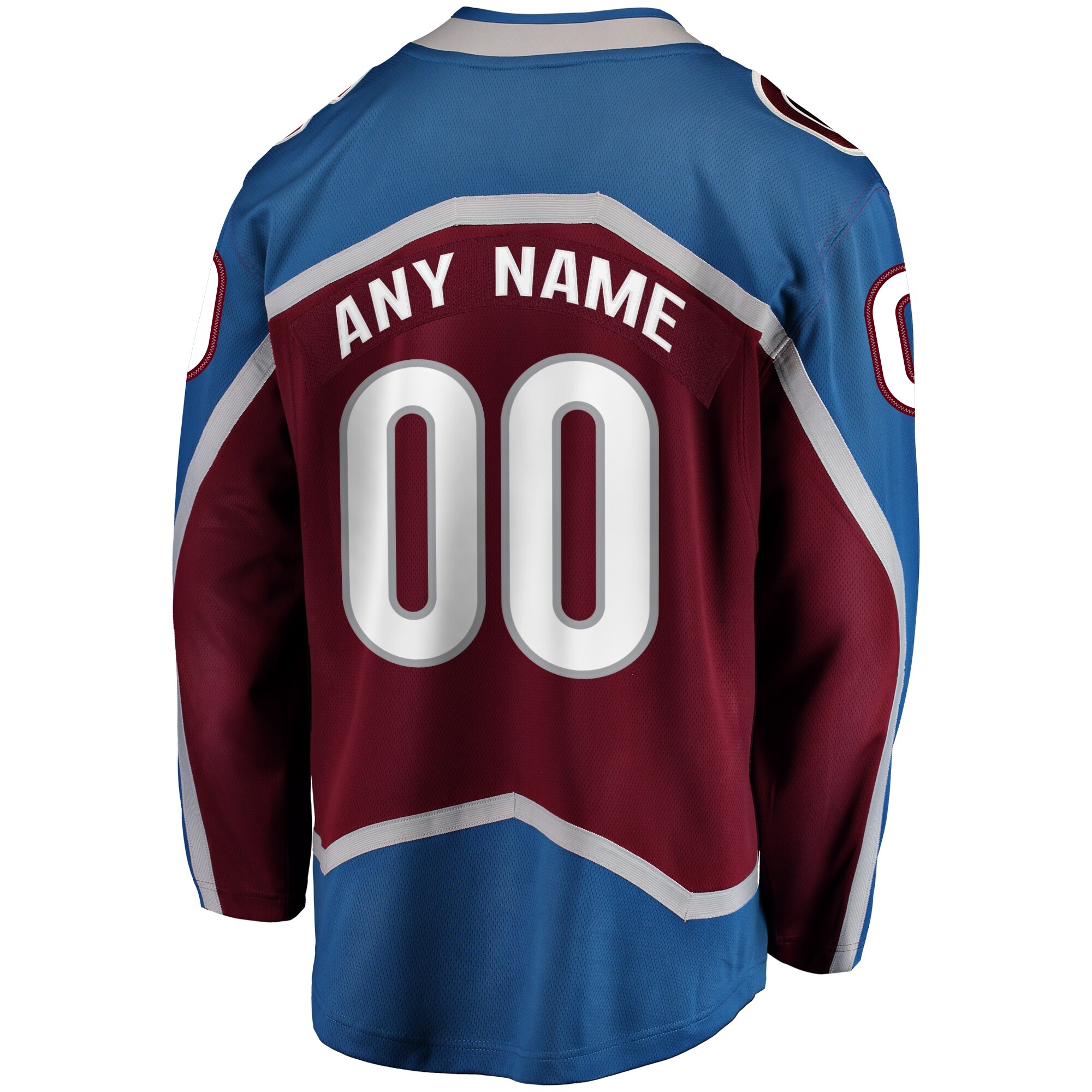 Colorado Avalanche Fanatics Home Breakaway Custom Jersey - Maroon