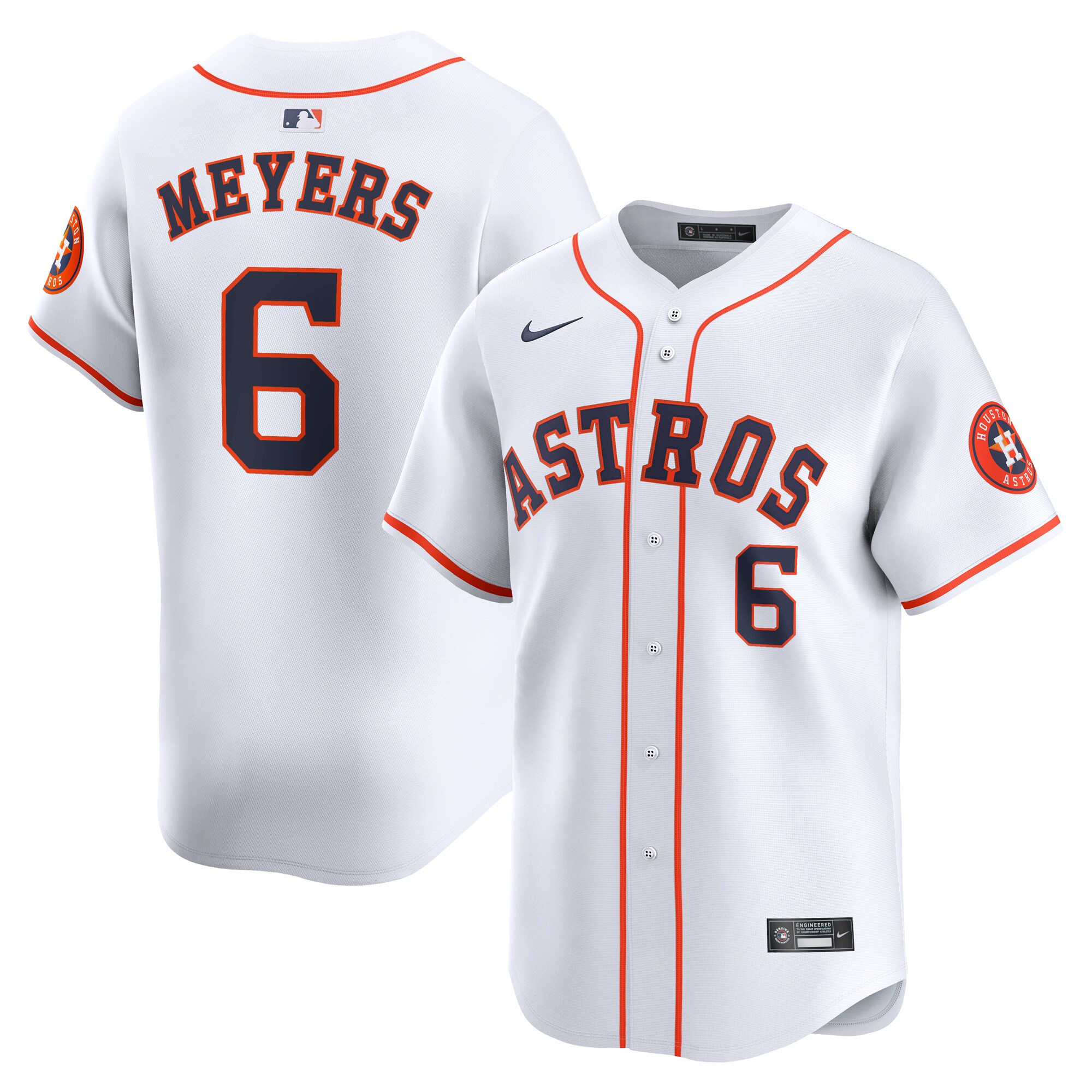 Jake Meyers Houston Astros  Home Limited Player Jersey - White