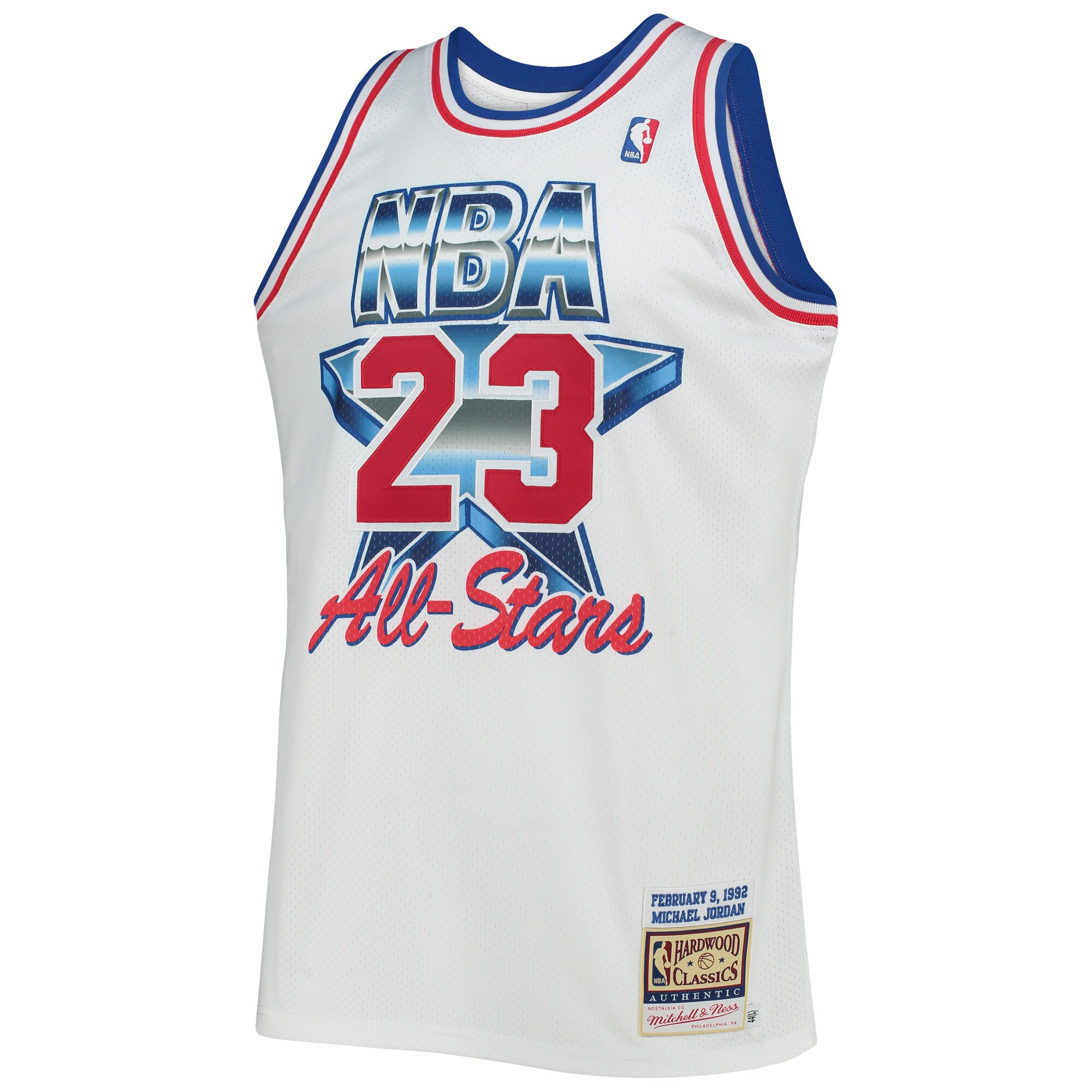 Michael Jordan Eastern Conference Mitchell & Ness Hardwood Classics 1992 NBA All-Star Game Authentic Jersey - White