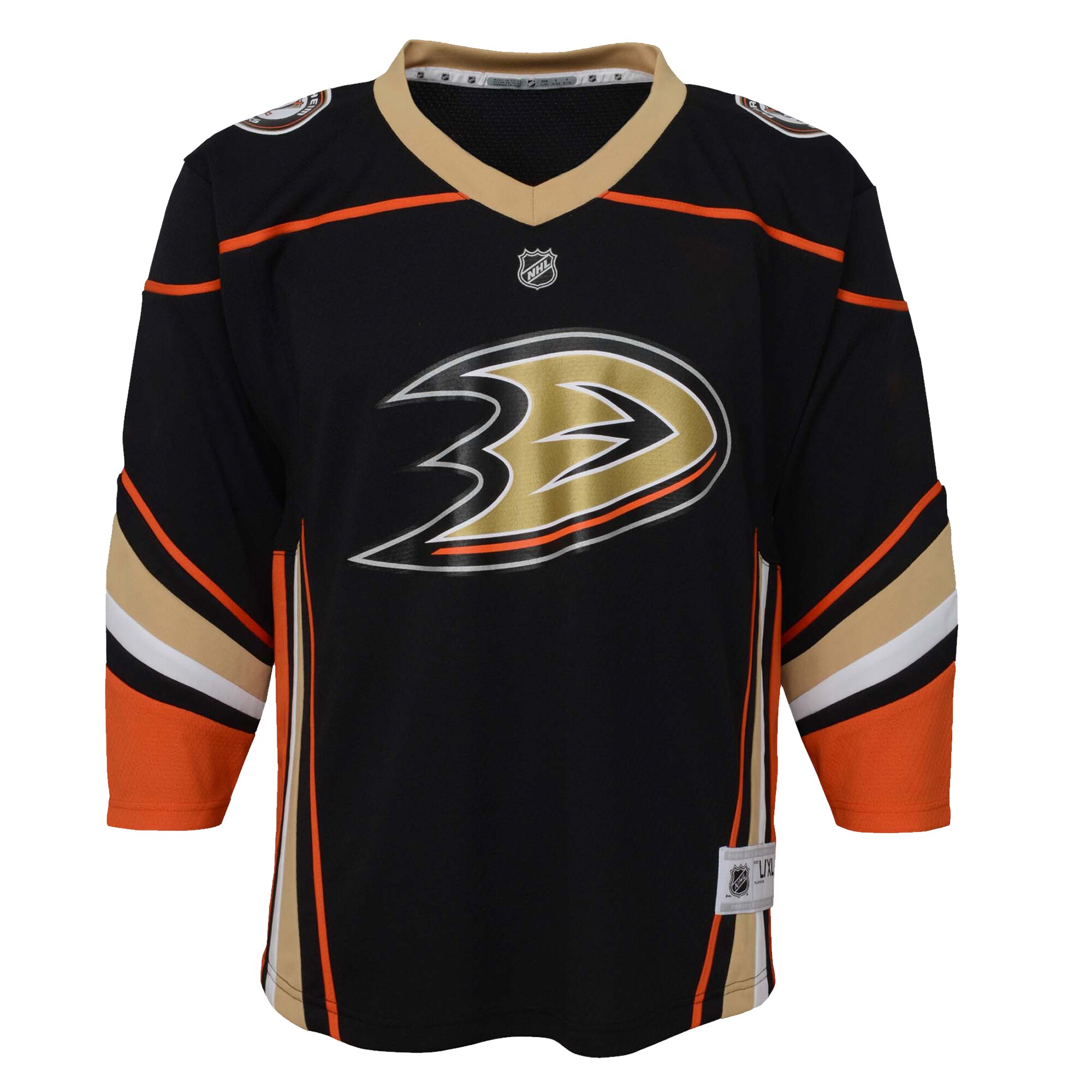 Anaheim Ducks Youth Home Replica Jersey - Black