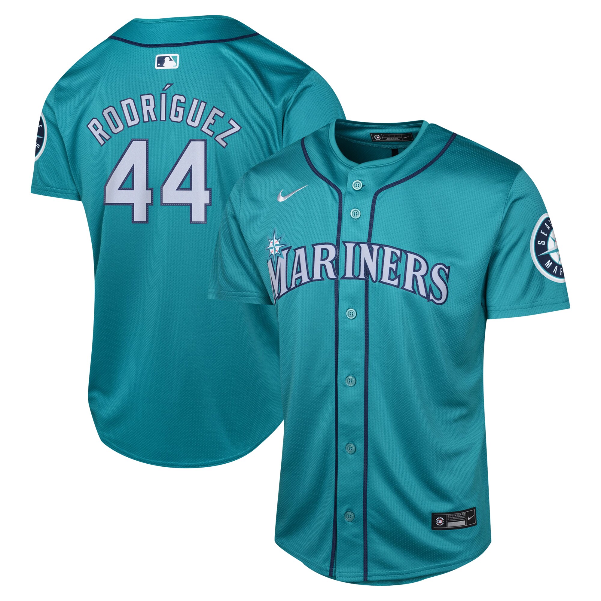 Julio Rodr\u00c3\u00adguez Seattle Mariners  Youth Alternate Limited Player Jersey - Aqua