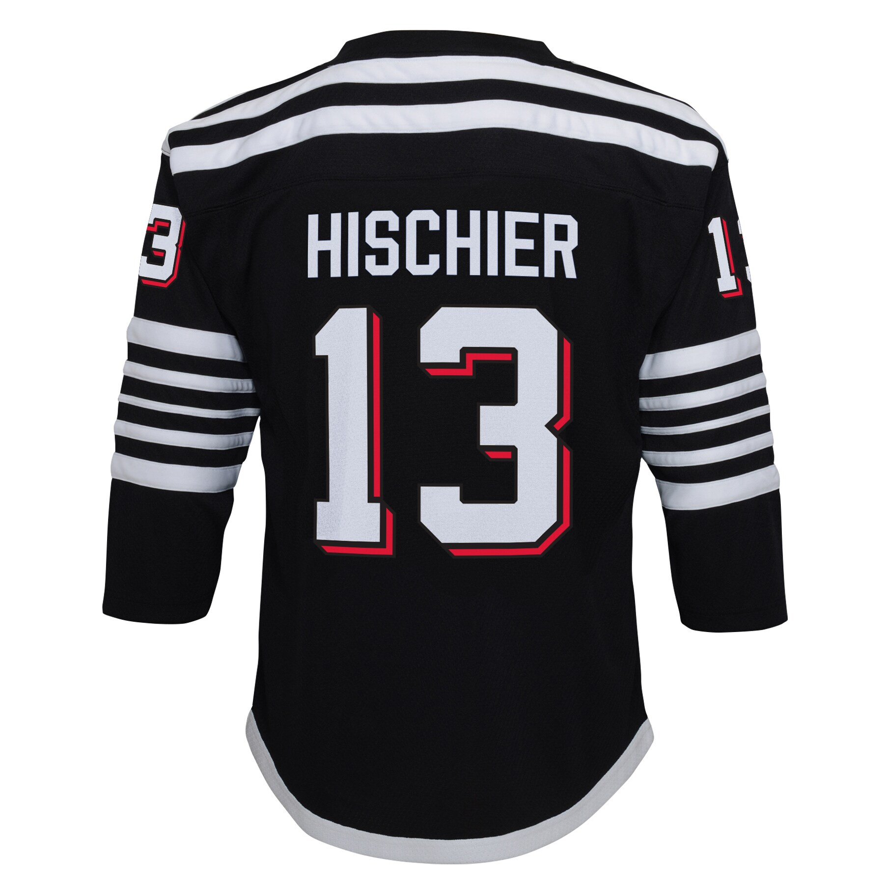 Nico Hischier New Jersey Devils Toddler 2021\/22 Alternate Replica Player Jersey - Black