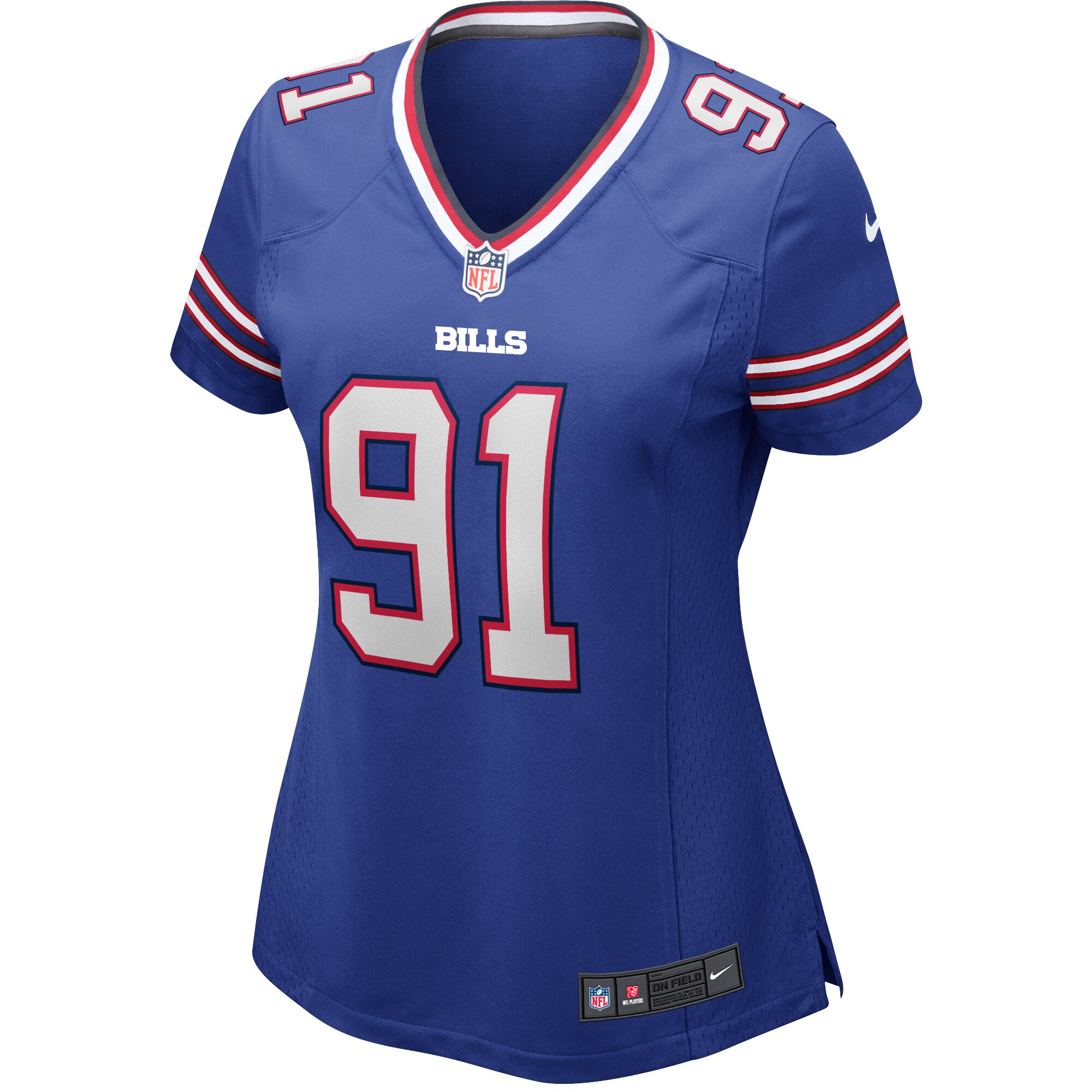 Ed Oliver Buffalo Bills  Women's Game Jersey - Royal