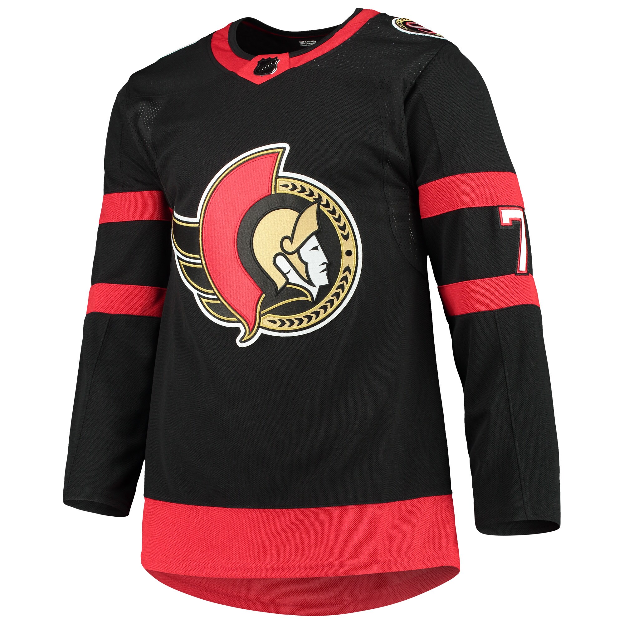 Brady Tkachuk Ottawa Senators adidas Home Primegreen Authentic Player Jersey - Black