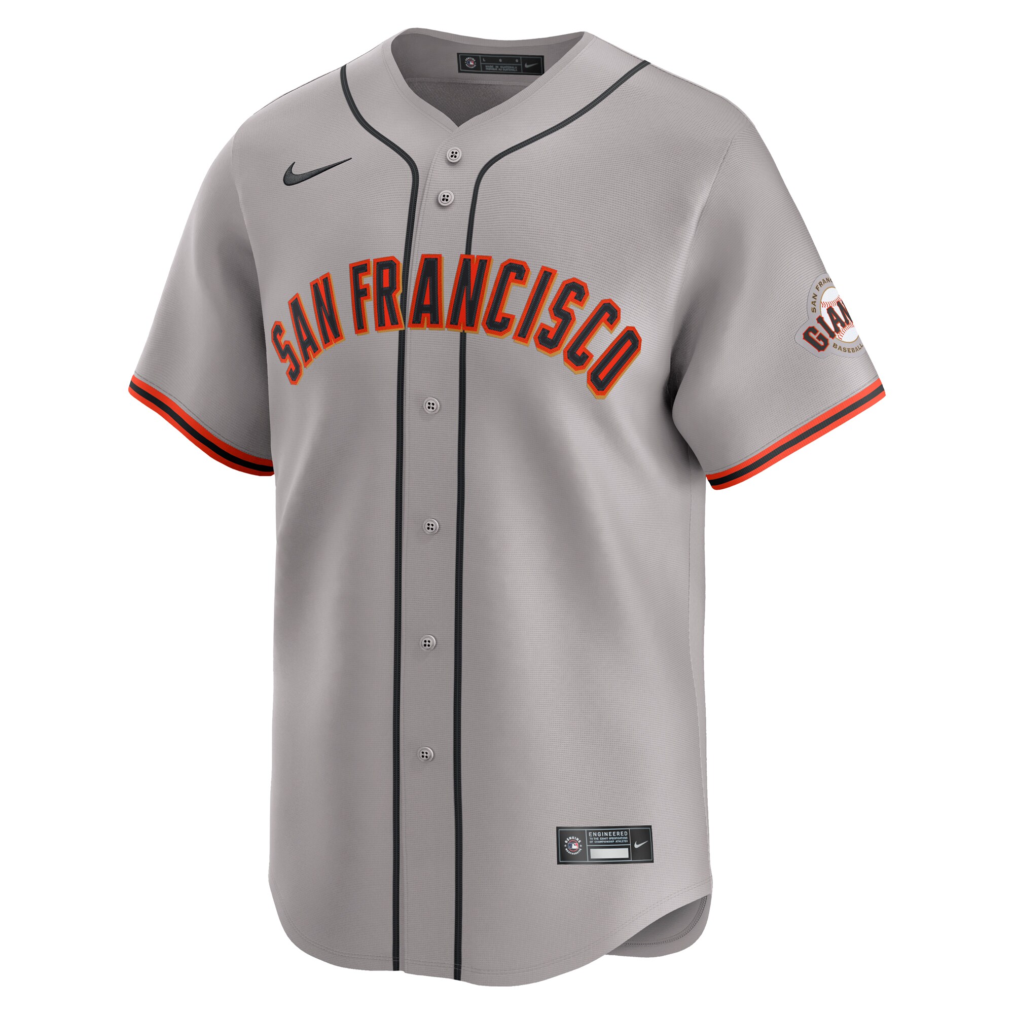 San Francisco Giants  Away Limited Jersey - Gray