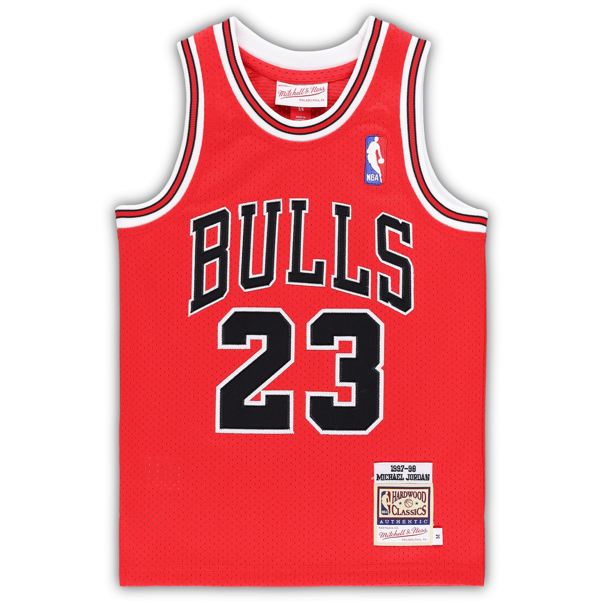 Michael Jordan Chicago Bulls Mitchell & Ness Preschool 1997\/98 Hardwood Classics Authentic Jersey - Red