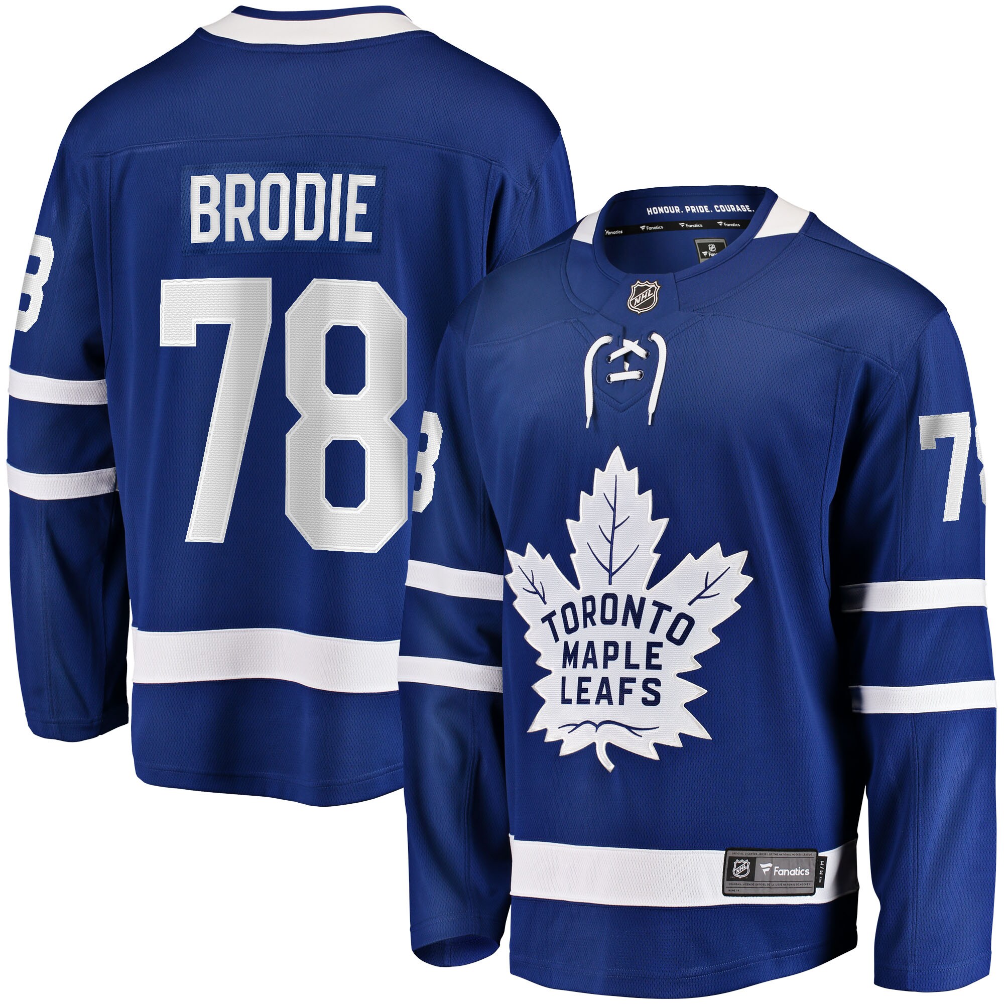 TJ Brodie Toronto Maple Leafs Fanatics Home Breakaway Player Jersey - Blue