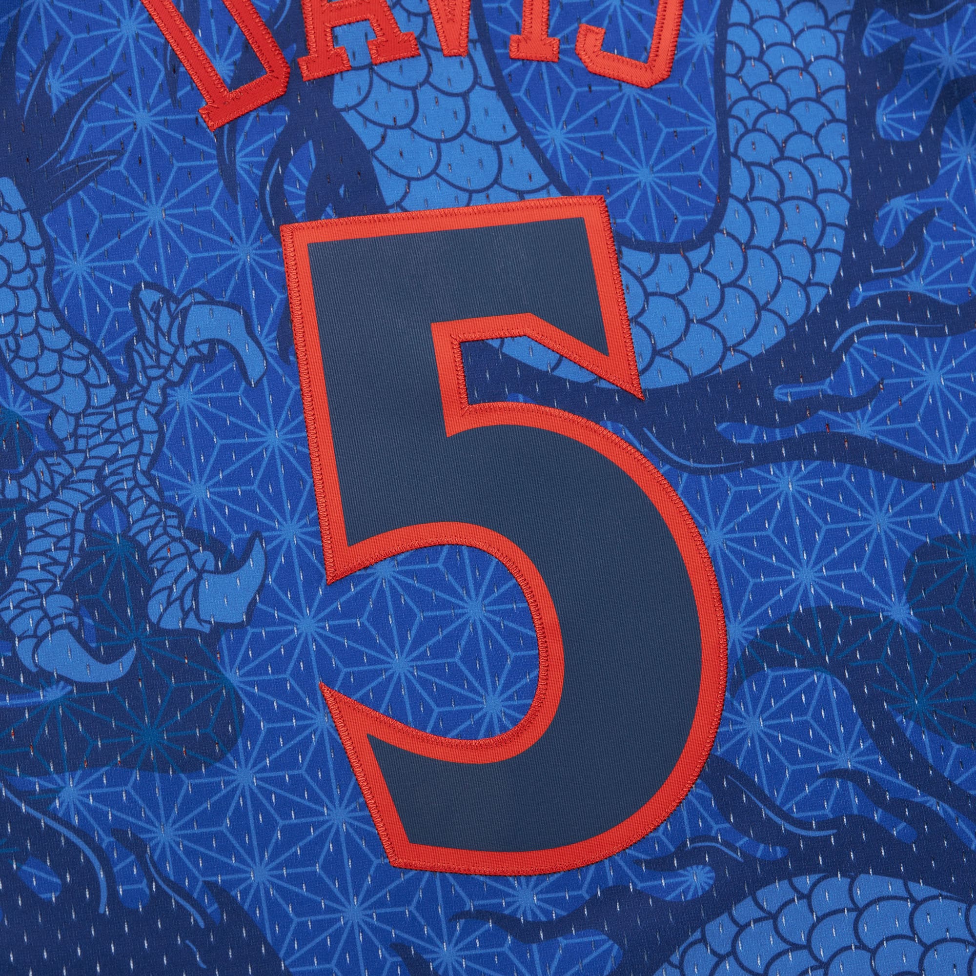 Baron Davis Golden State Warriors Mitchell & Ness 2006\/07 Hardwood Classics Asian Heritage 6.0 Swingman Throwback Player Jersey - Royal