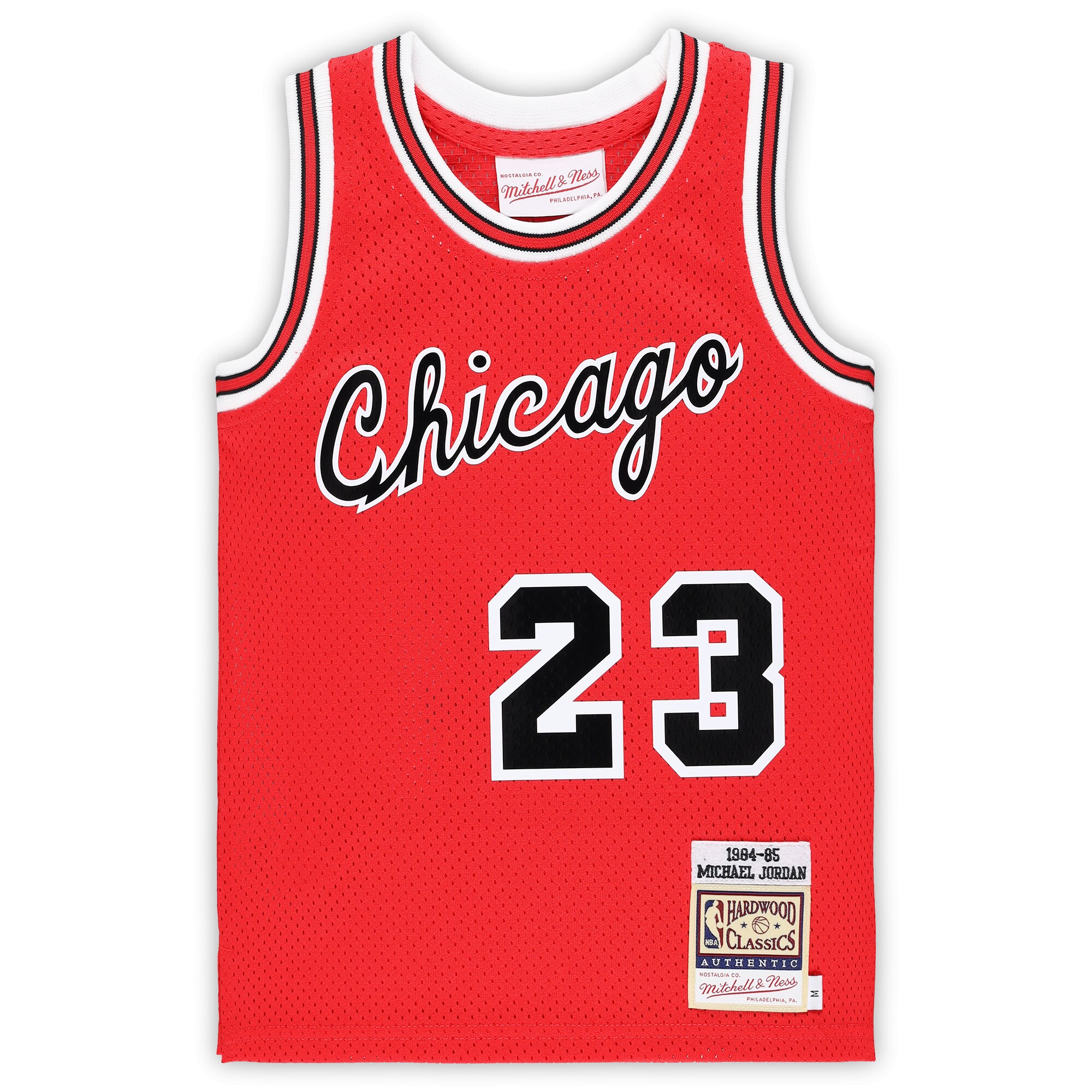 Michael Jordan Chicago Bulls Mitchell & Ness Preschool Hardwood Classics 1984\/85 Authentic Swingman Jersey - Red