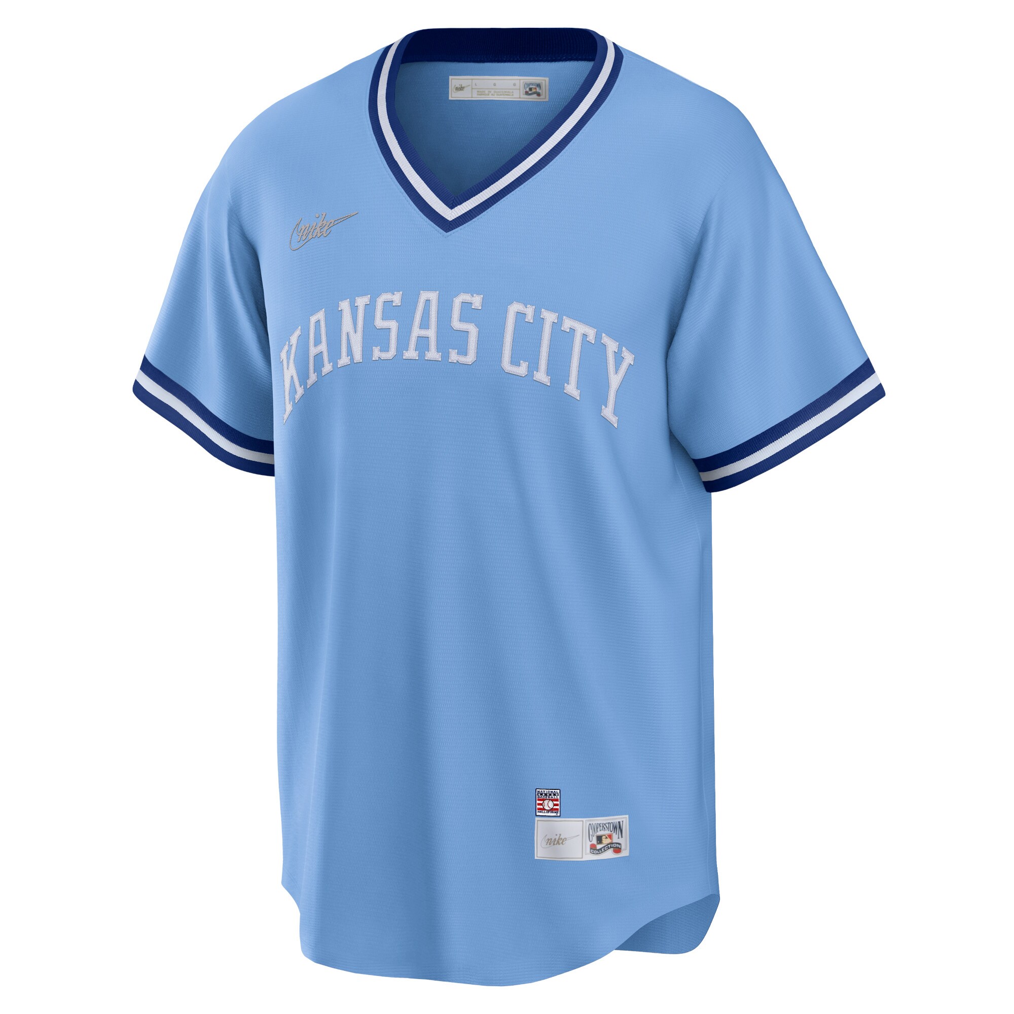 George Brett Kansas City Royals  Road Cooperstown Collection Player Jersey - Light Blue