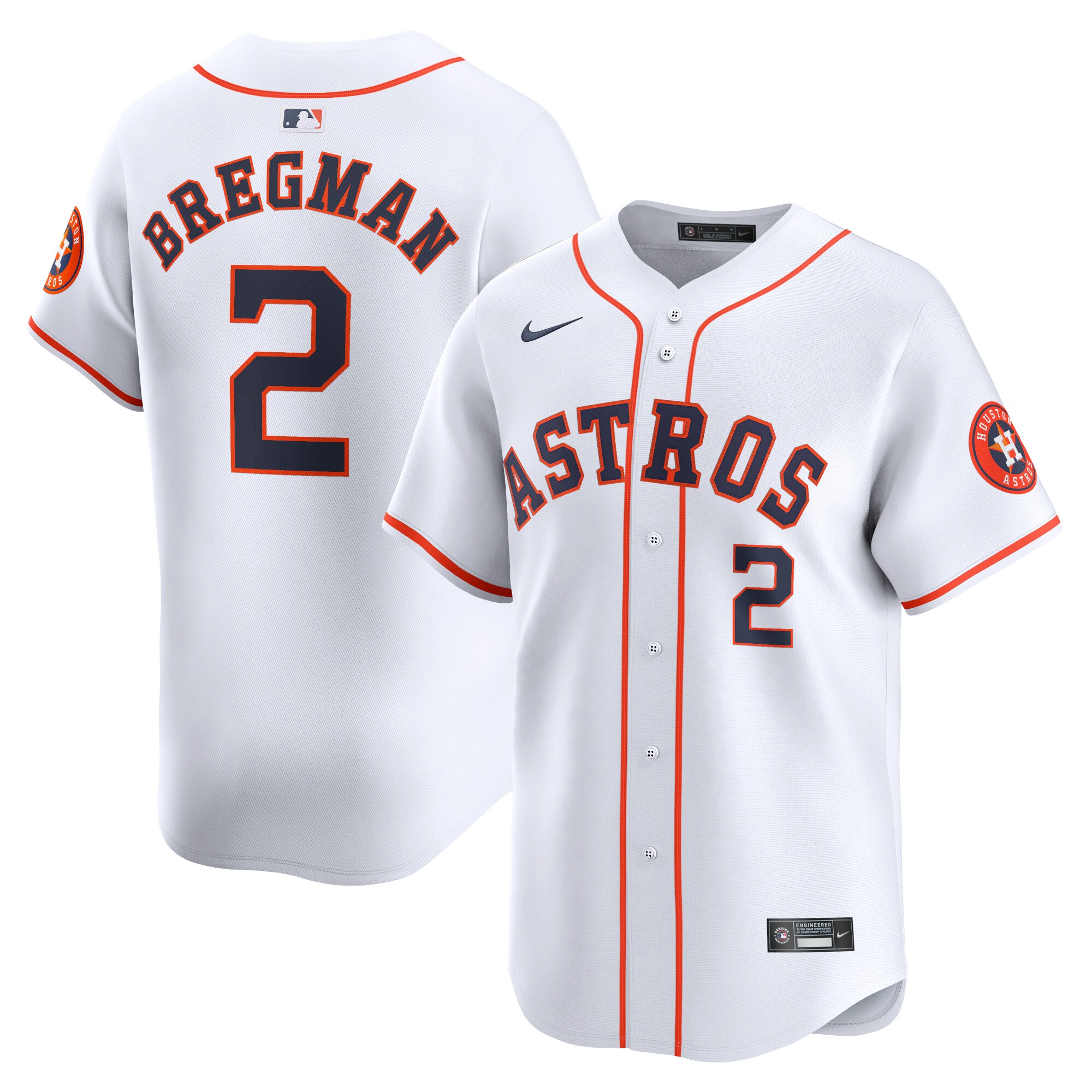 Alex Bregman Houston Astros  Home Limited Player Jersey - White