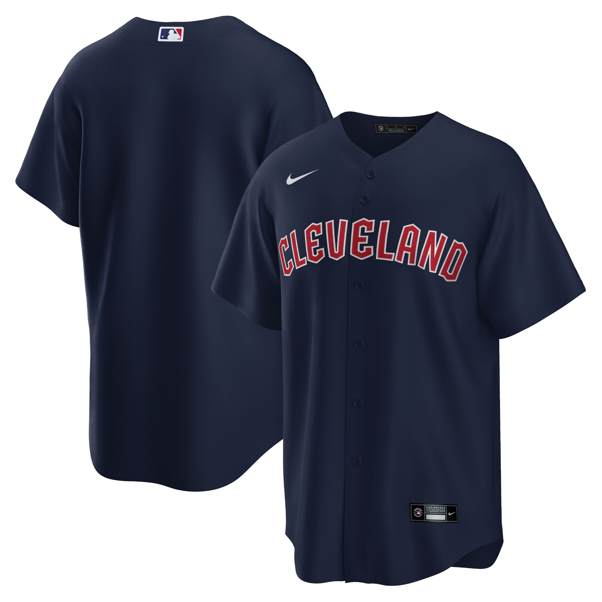 Cleveland Guardians  Alternate Replica Jersey - Navy