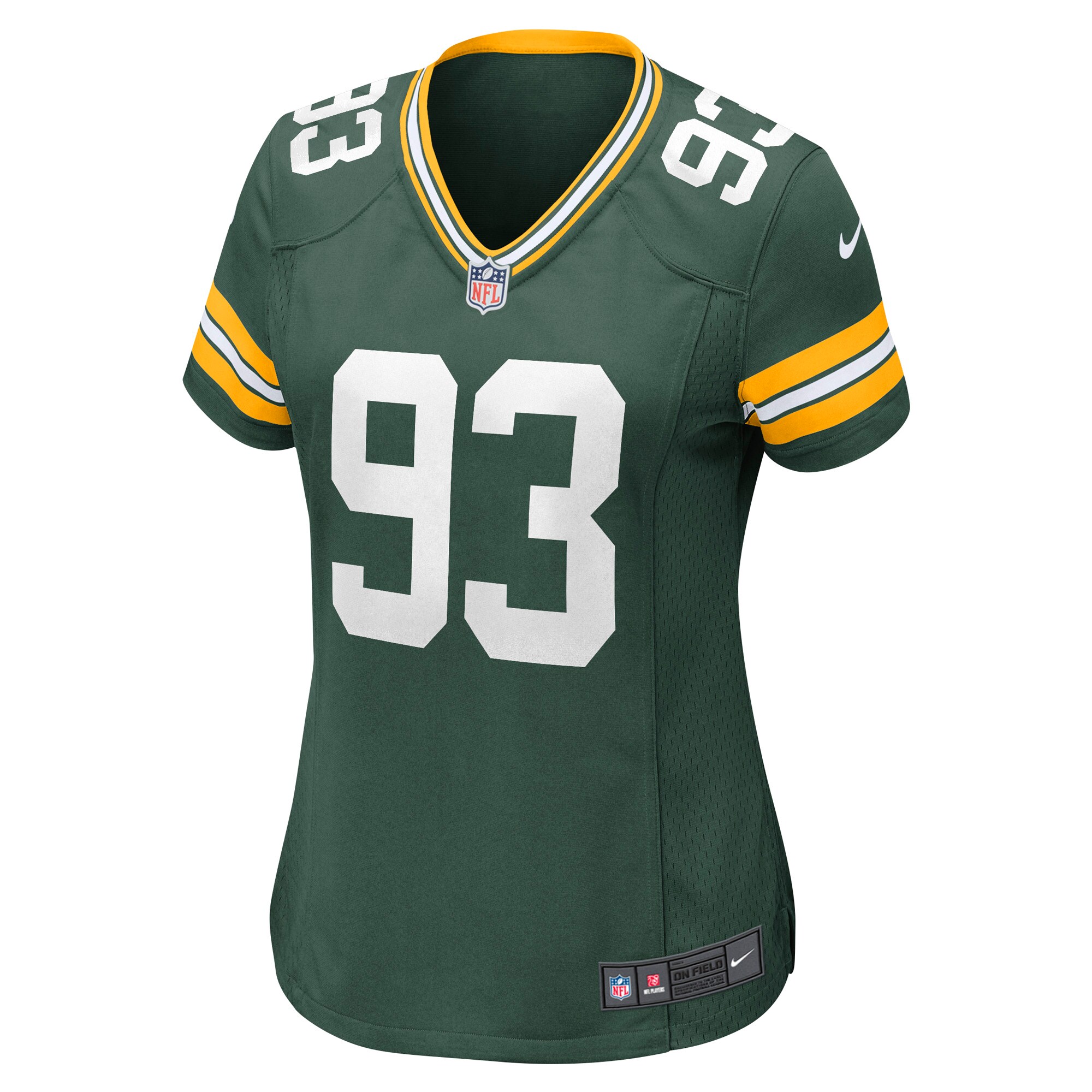 T.J. Slaton Green Bay Packers  Women's Game Jersey - Green